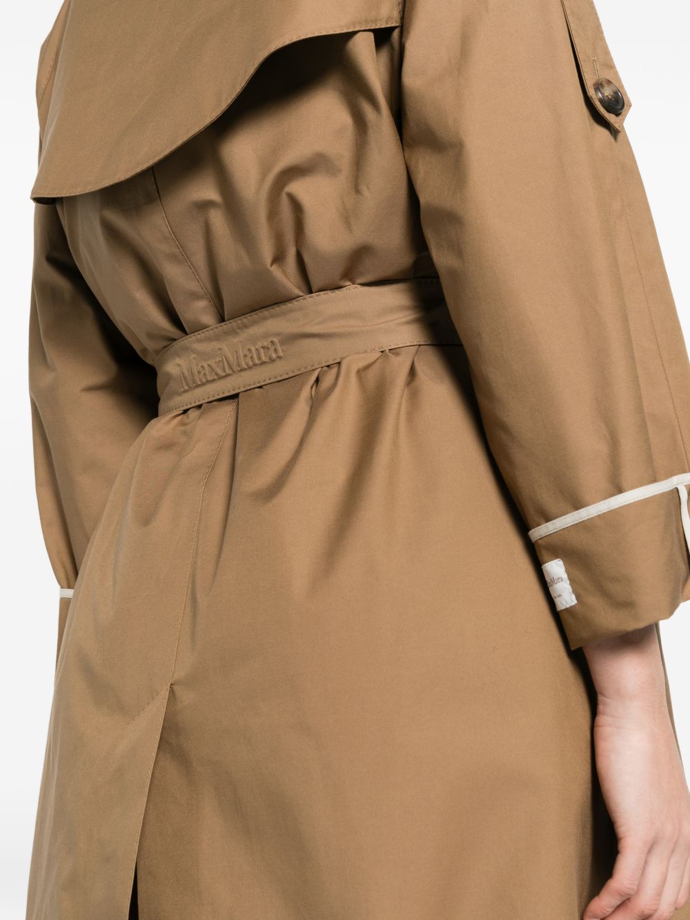 Trench in cotone con cintura 2619021014600 004 MAX MARA THE CUBE