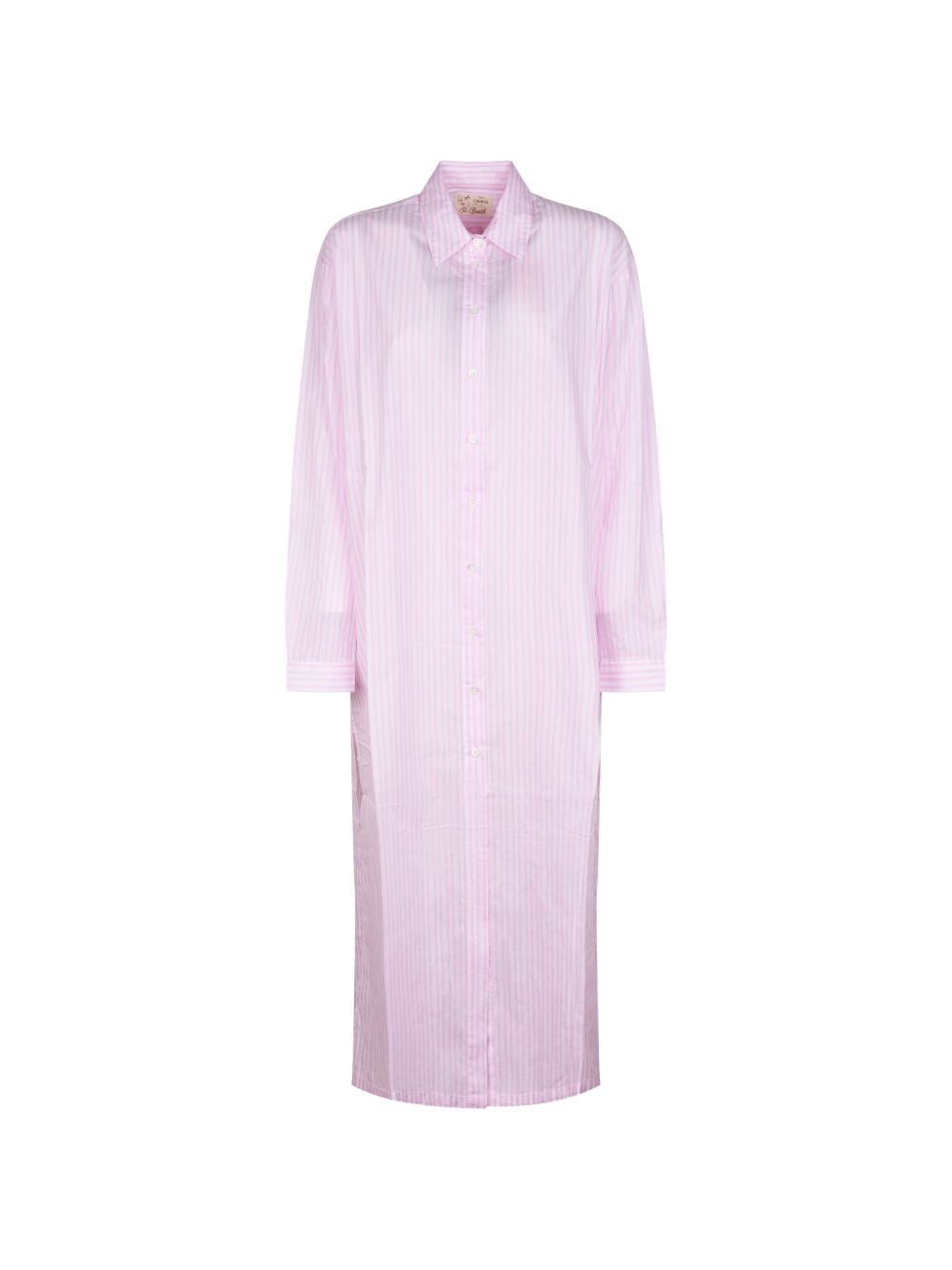 Abito camicia in cotone con ricamo ADN0001 01065L MC2 SAINT BARTH
