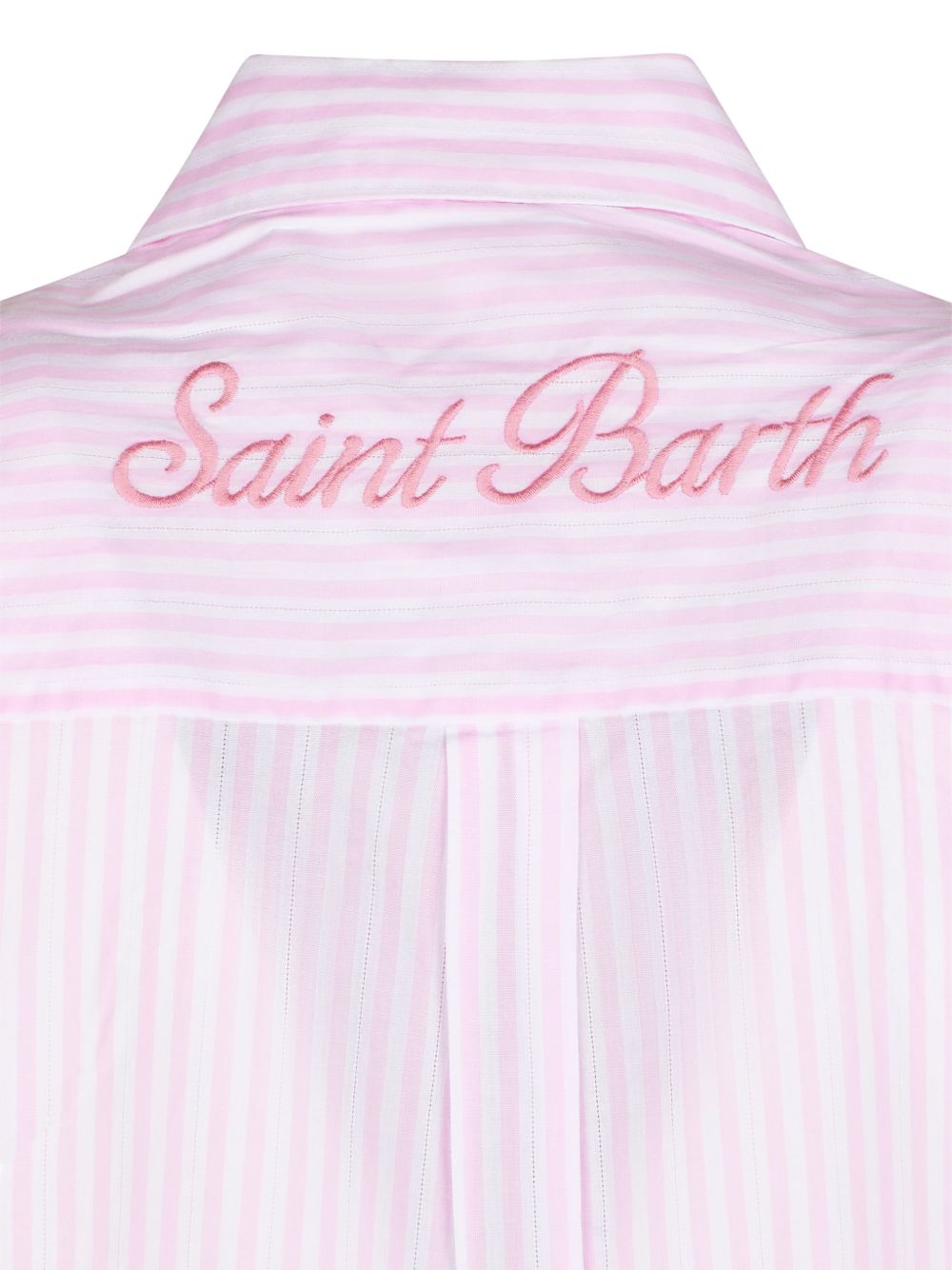Abito camicia in cotone con ricamo ADN0001 01065L MC2 SAINT BARTH
