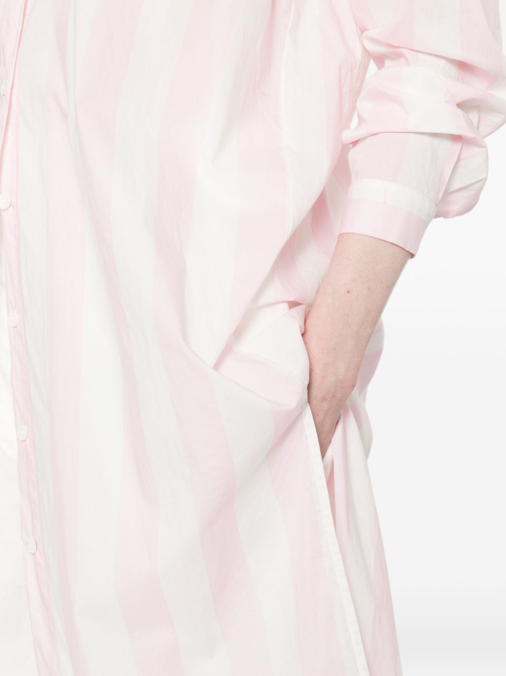 Abito camicia in cotone con ricamo ADN0001 01389L MC2 SAINT BARTH