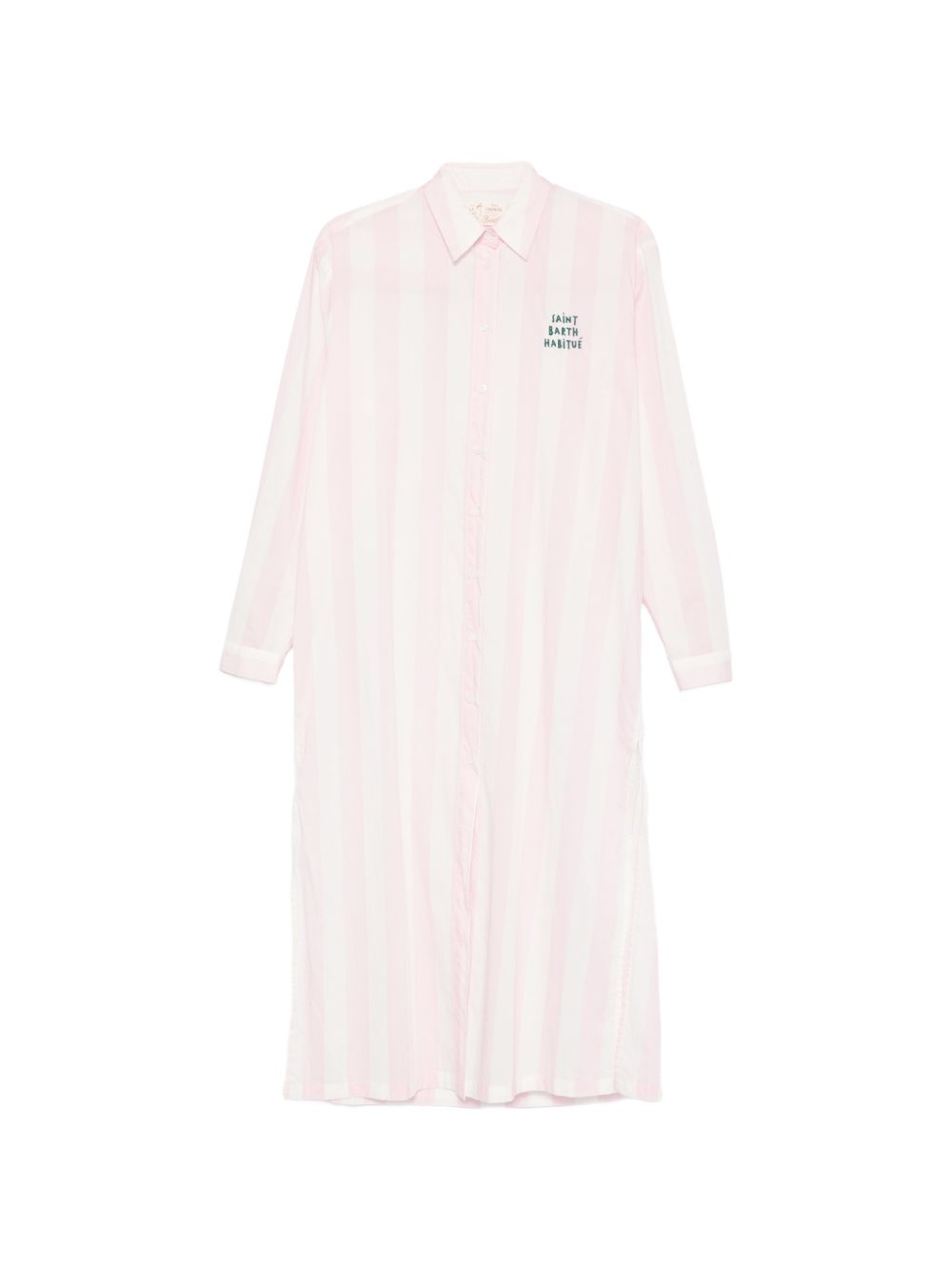 Abito camicia in cotone con ricamo ADN0001 01389L MC2 SAINT BARTH