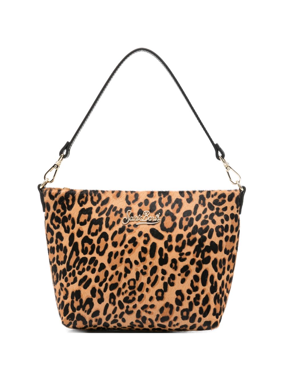 Borsa a spalla in denim con scritta ALI0034 00003L MC2 SAINT BARTH