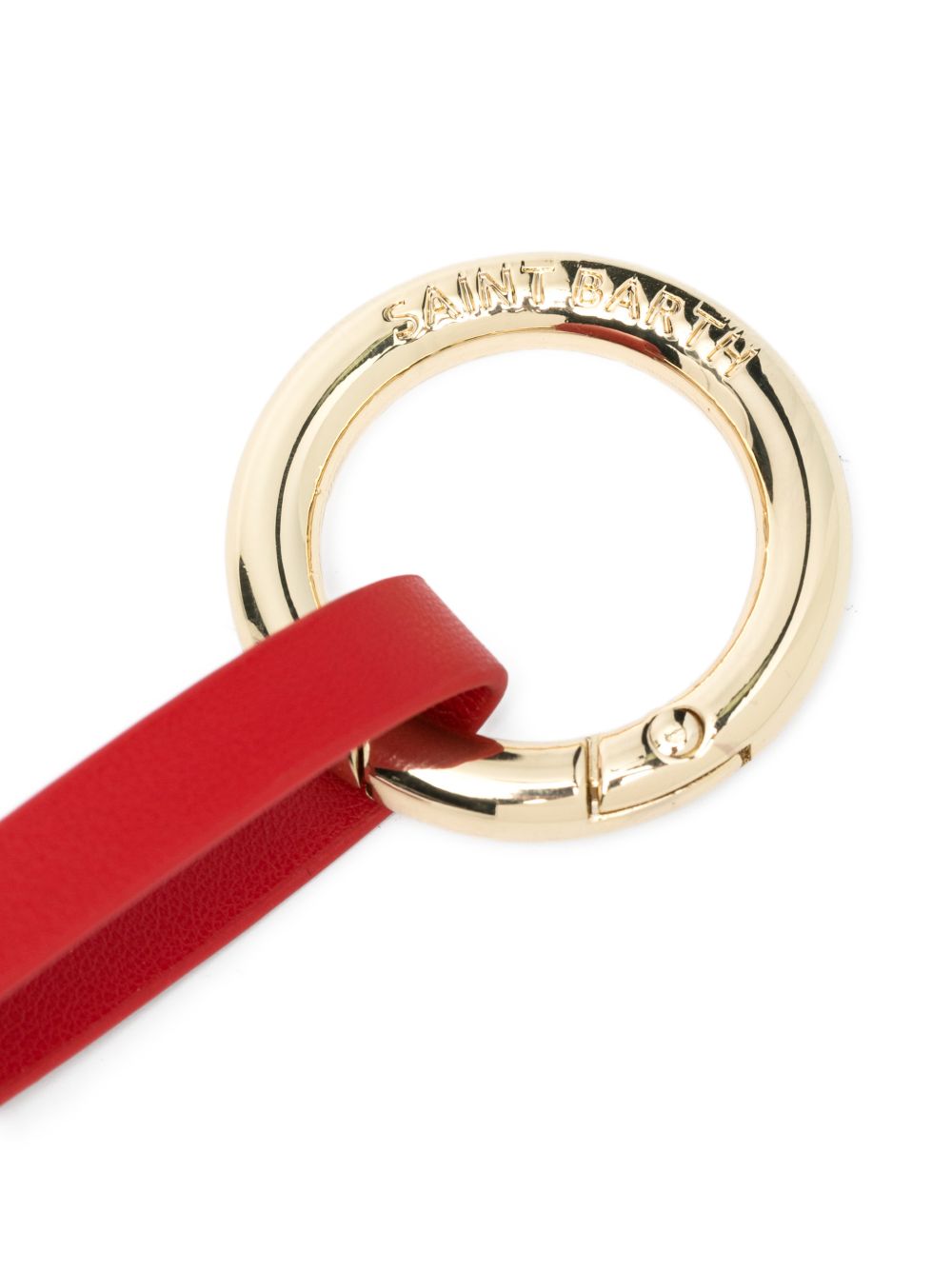 Portachiavi in pelle a forma di cuore BCHARM01 01875L MC2 SAINT BARTH