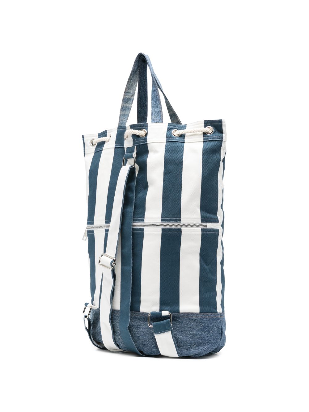 Zaino in tela con dettagli denim BEAP001 02708L MC2 SAINT BARTH