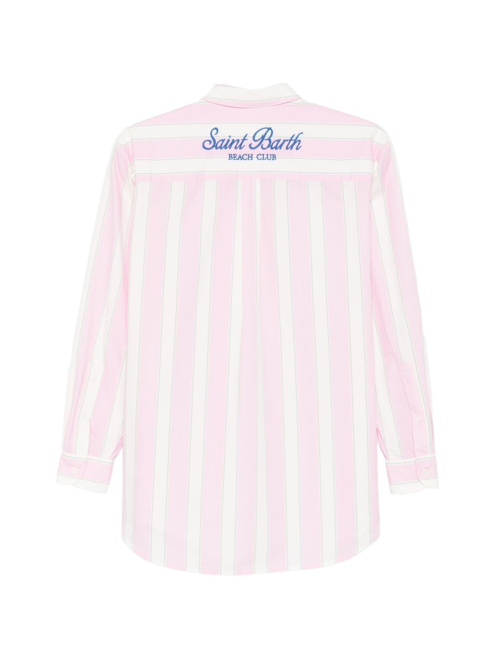 Camicia con colletto classico e ricamo lettering BRIG001 00897L MC2 SAINT BARTH