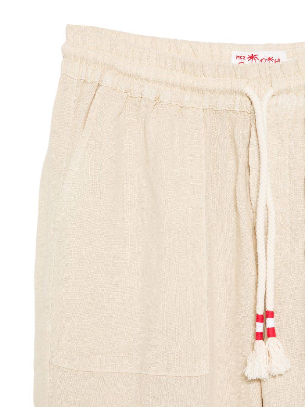Pantaloni in lino con coulisse CAA0001 01139L MC2 SAINT BARTH