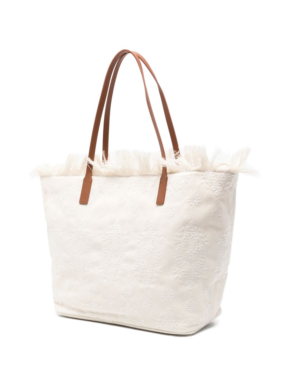 Borsa da mare con manici in pelle CBF0001 01034L MC2 SAINT BARTH