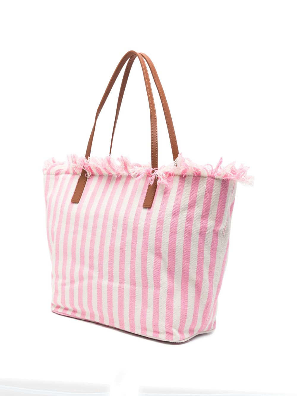 Borsa tote in denim con bordi sfrangiati CBMF001 01764L MC2 SAINT BARTH