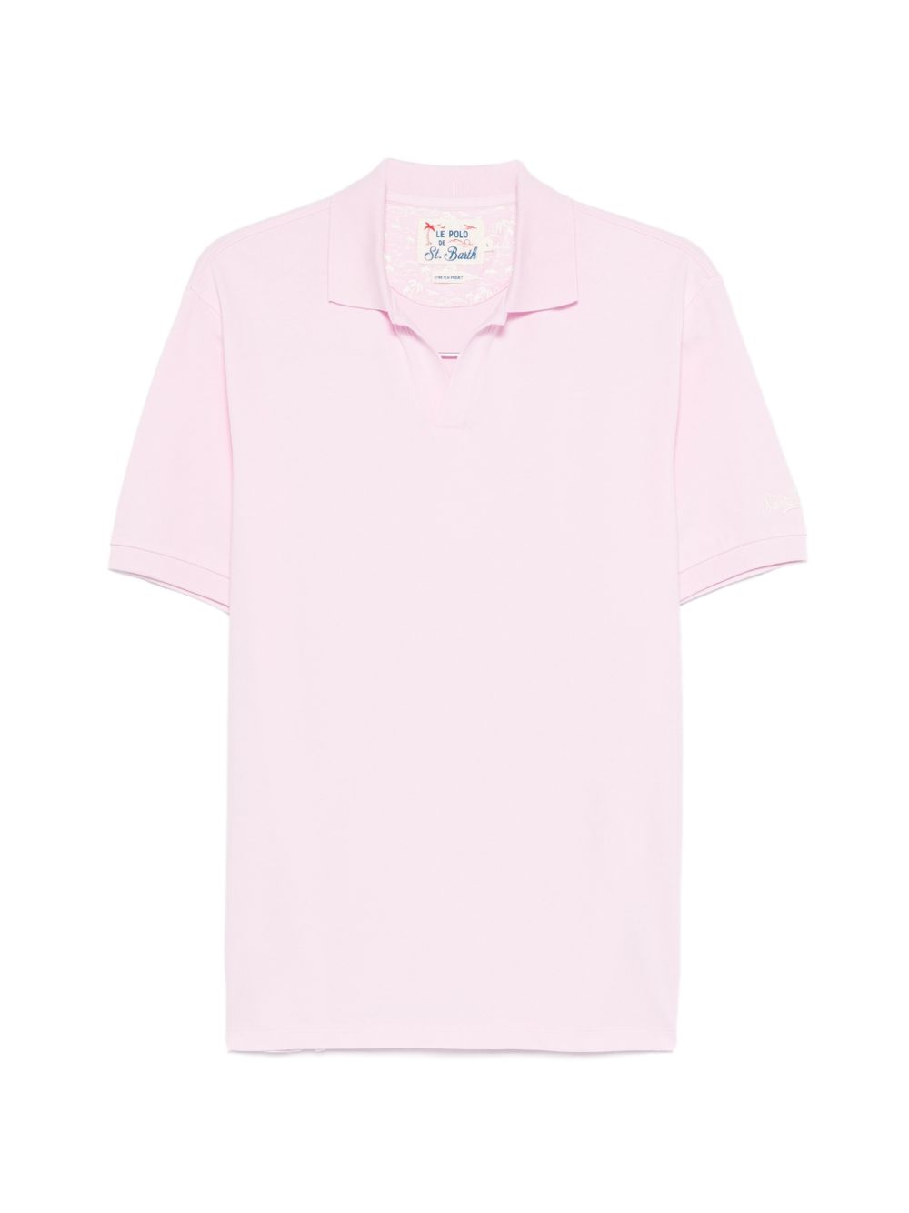 T-shirt in maglia con colletto polo CHS0001 00131L MC2 SAINT BARTH