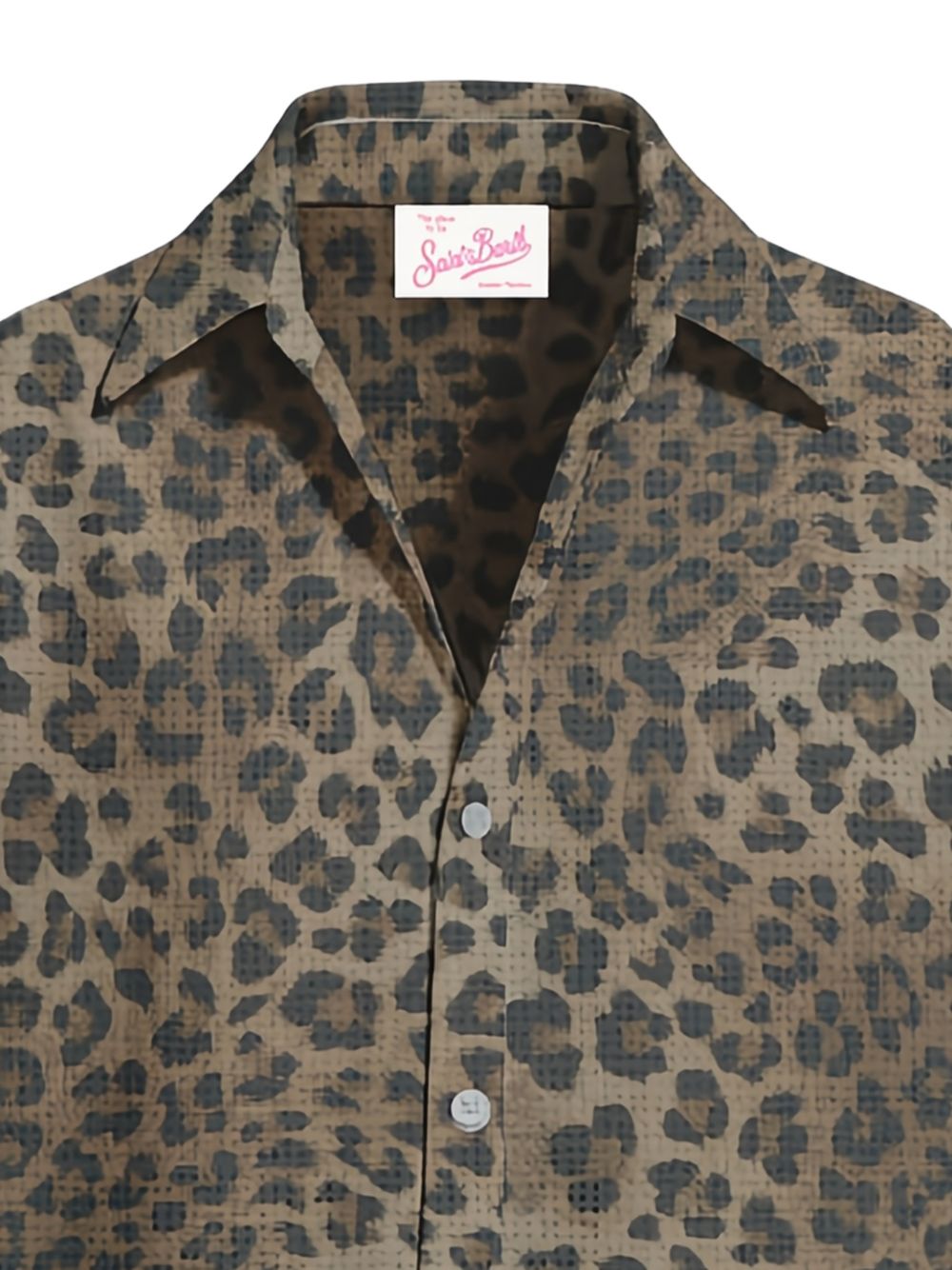 Camicia in cotone con ricami CYS0001 07842L MC2 SAINT BARTH
