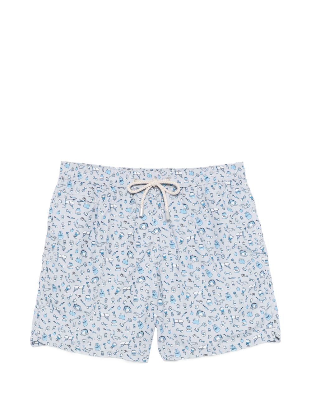 Boxer mare in poliestere riciclato con stampa LIG0003 00591L MC2 SAINT BARTH