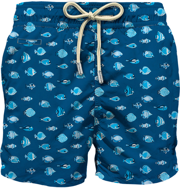 Boxer mare in poliestere riciclato con stampa LIG0003 07738L MC2 SAINT BARTH