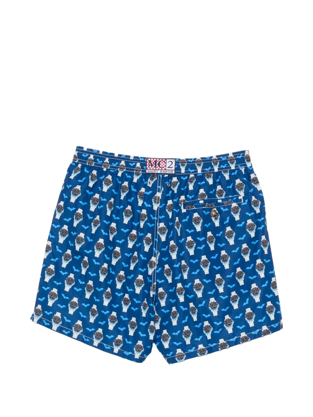 Boxer mare in poliestere riciclato con stampa LIG0003 07899L MC2 SAINT BARTH