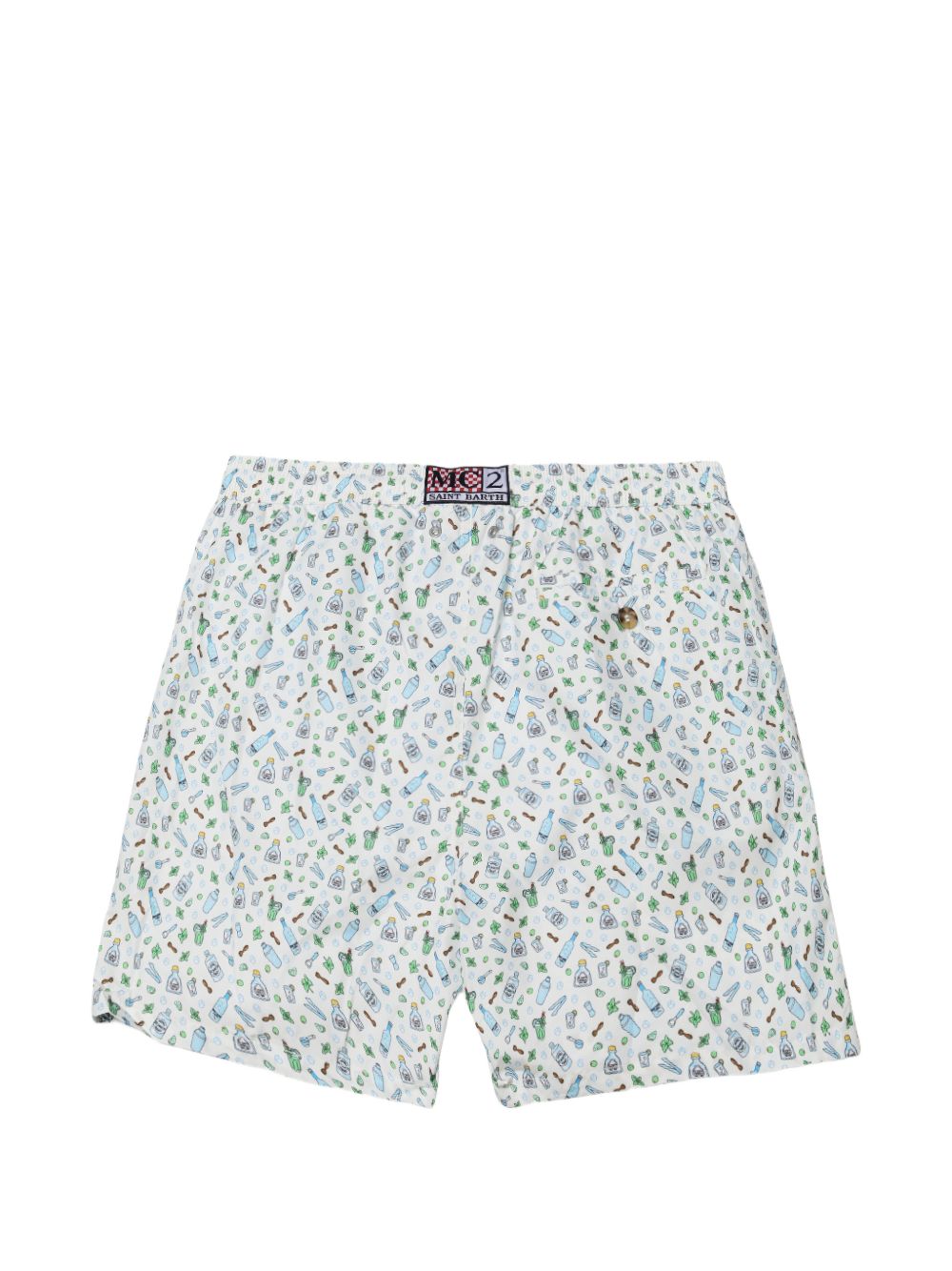 Boxer mare in poliestere riciclato con stampa LIG0003 08096L MC2 SAINT BARTH