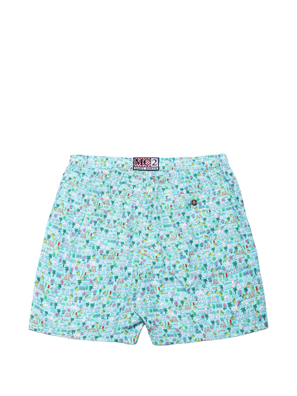 Boxer mare in poliestere riciclato con stampa LIG0003 08234L MC2 SAINT BARTH