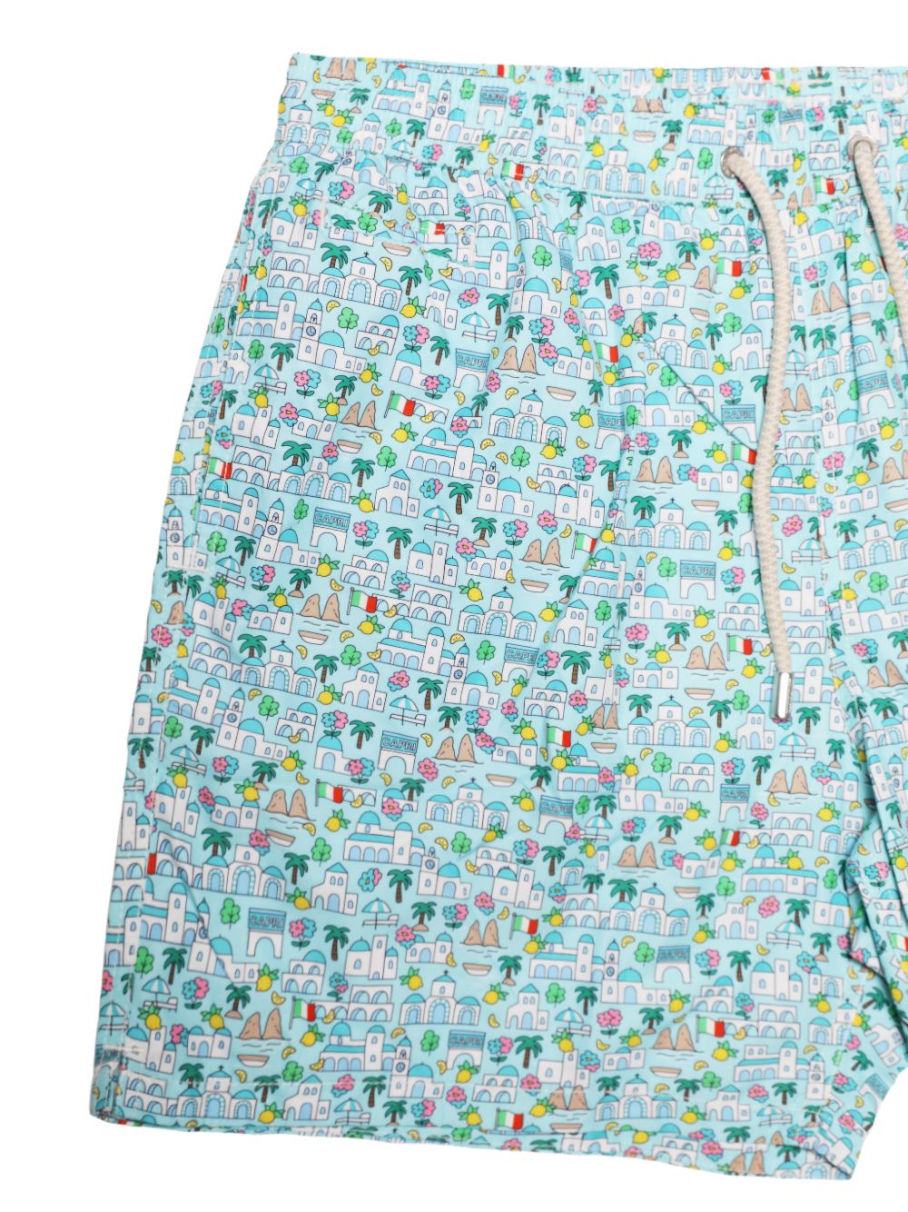 Boxer mare in poliestere riciclato con stampa LIG0003 08234L MC2 SAINT BARTH