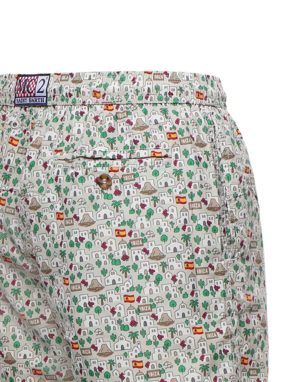 Boxer mare in poliestere riciclato con stampa LIG0003 08236L MC2 SAINT BARTH