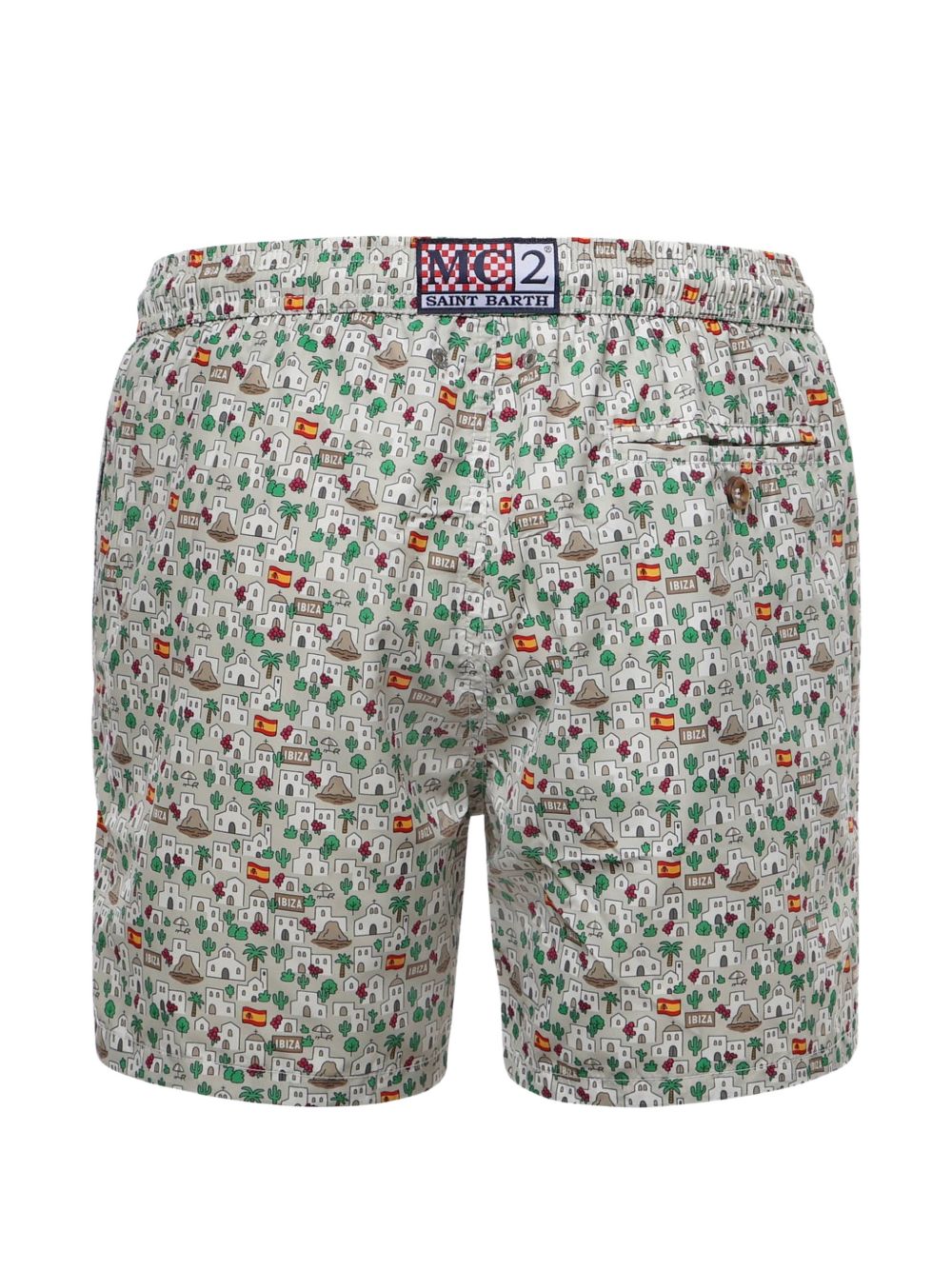 Boxer mare in poliestere riciclato con stampa LIG0003 08236L MC2 SAINT BARTH