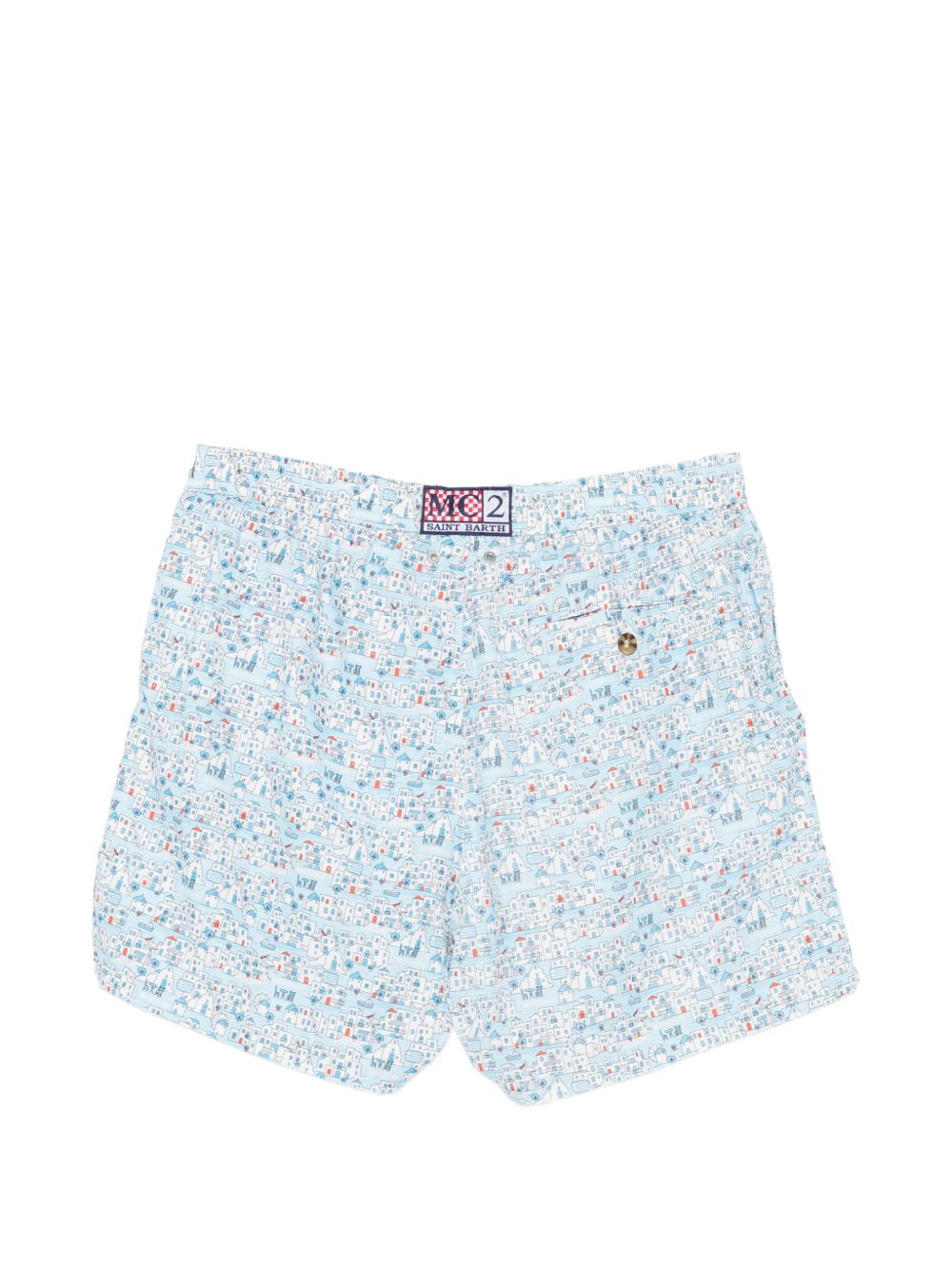 Boxer mare in poliestere riciclato con stampa LIG0003 08237L MC2 SAINT BARTH