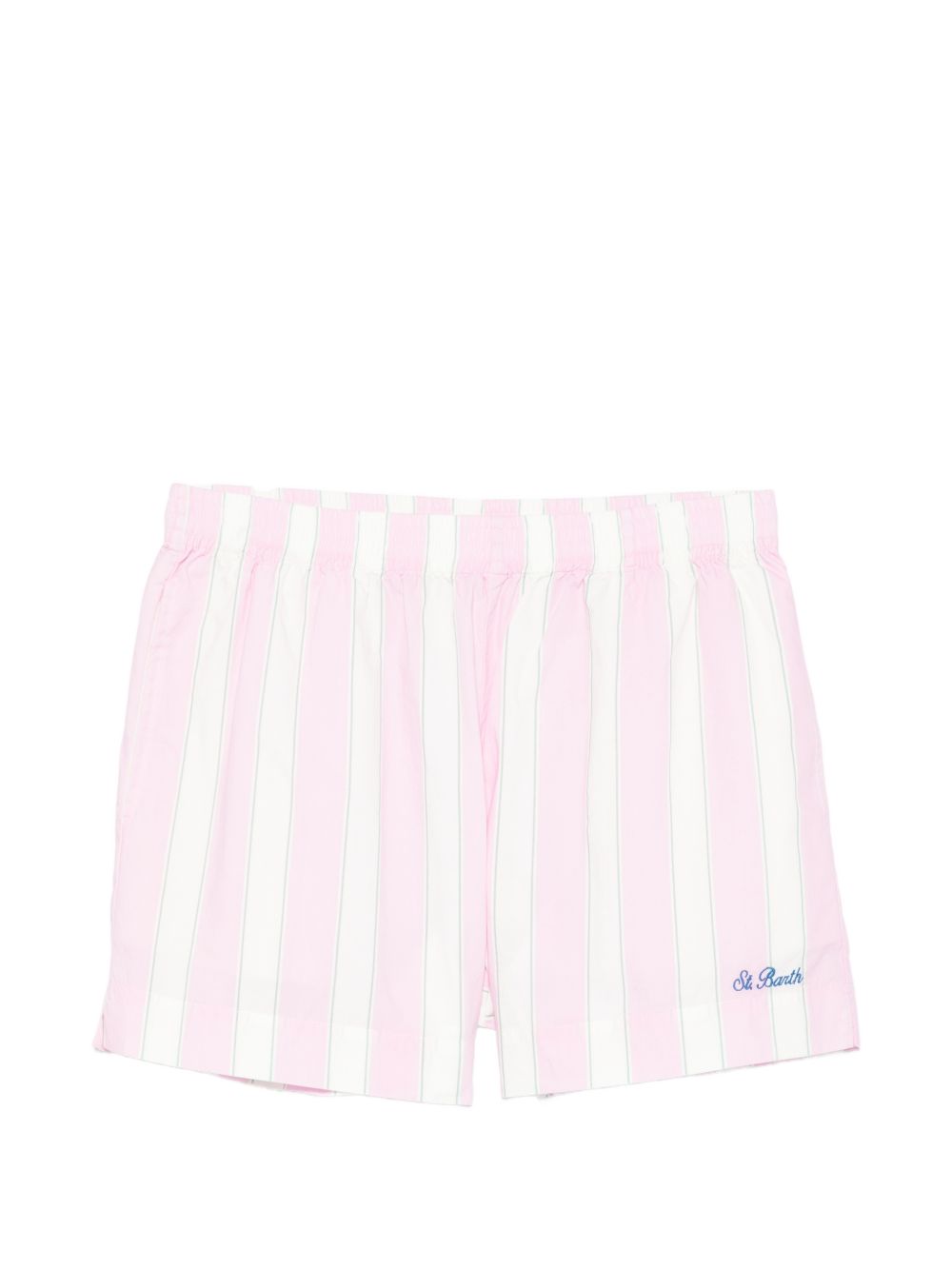 Shorts a righe con vita elasticizzata MEA002 00897L MC2 SAINT BARTH