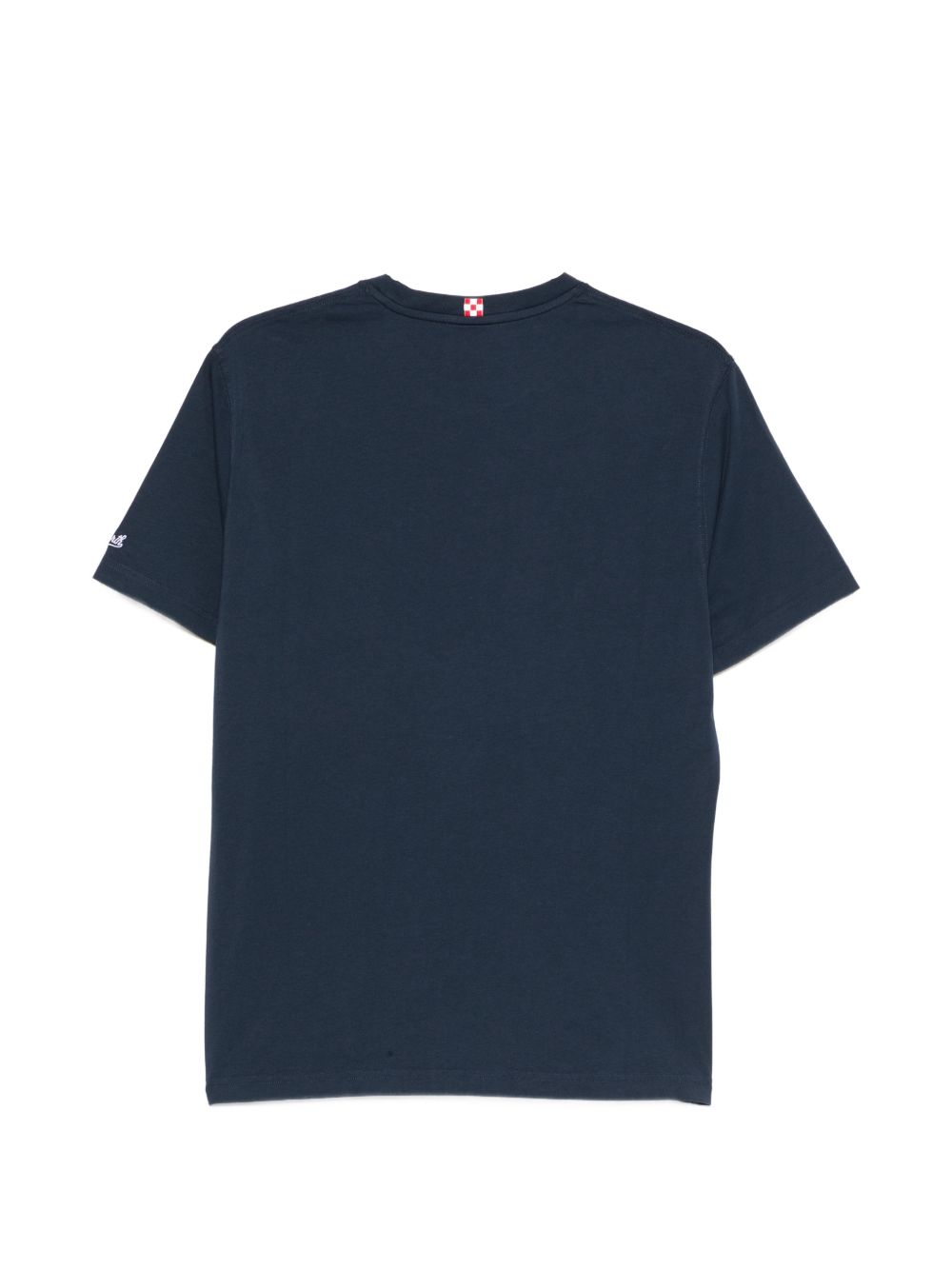 T-shirt in cotone organico con ricamo POT0001 04333L MC2 SAINT BARTH