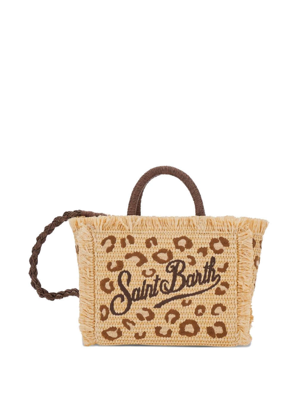 Borsa tote in paglia con cristalli VAMI009 00349L MC2 SAINT BARTH