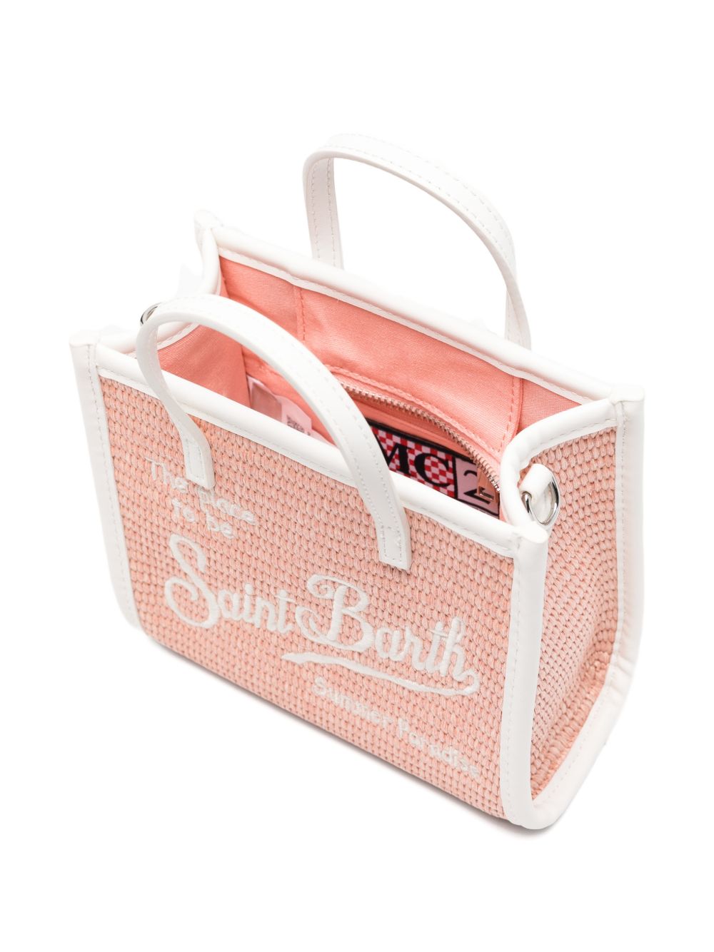 Borsa tote mini in paglia con tracolla VIVM001 00373L MC2 SAINT BARTH