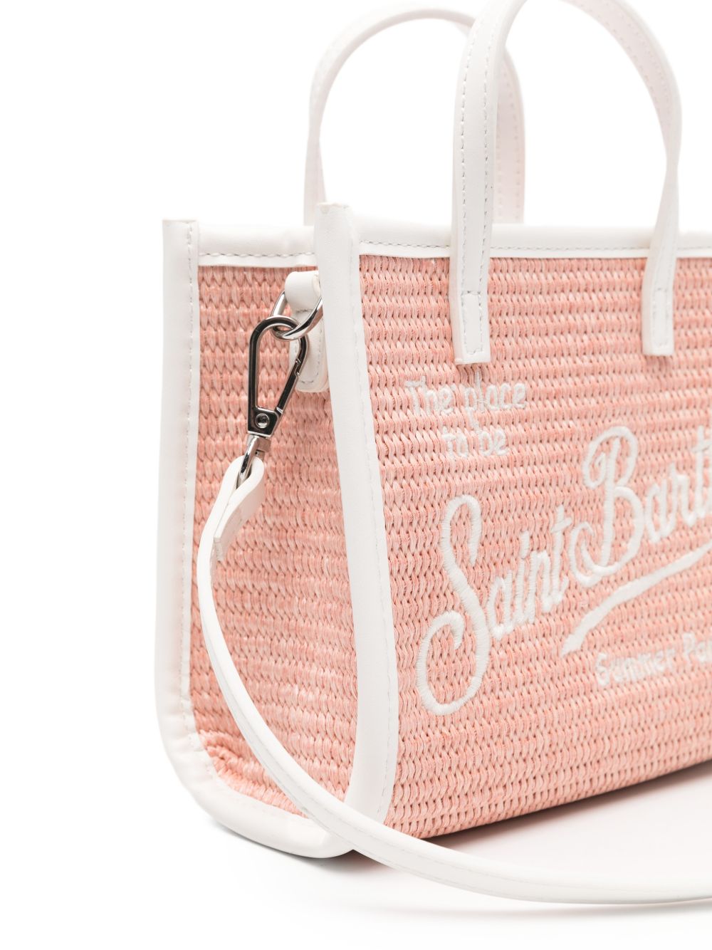 Borsa tote mini in paglia con tracolla VIVM001 00373L MC2 SAINT BARTH