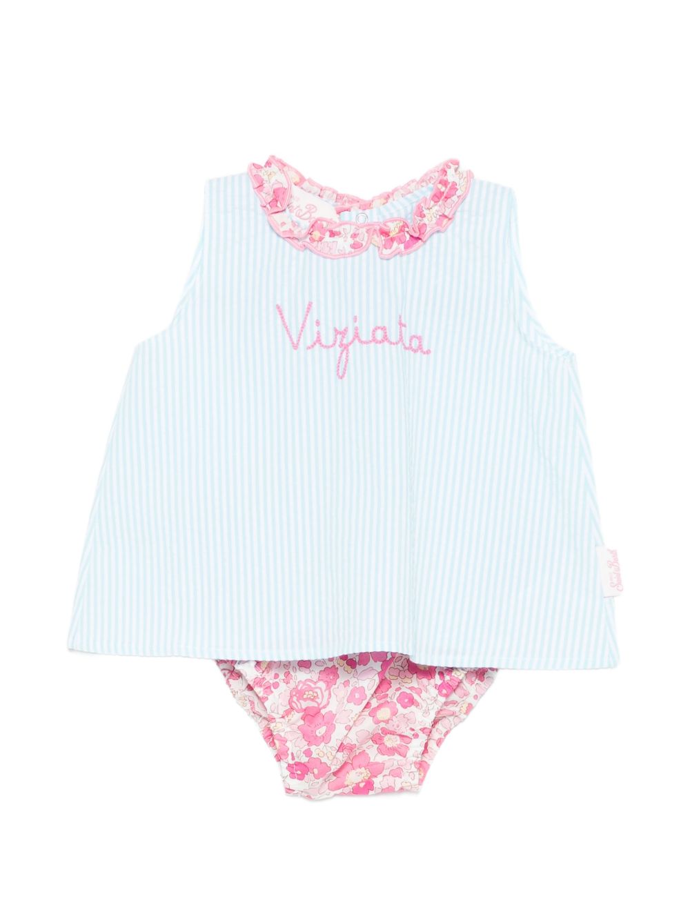 Completo con volant floreali ABB0002 03256L MC2 SAINT BARTH KIDS