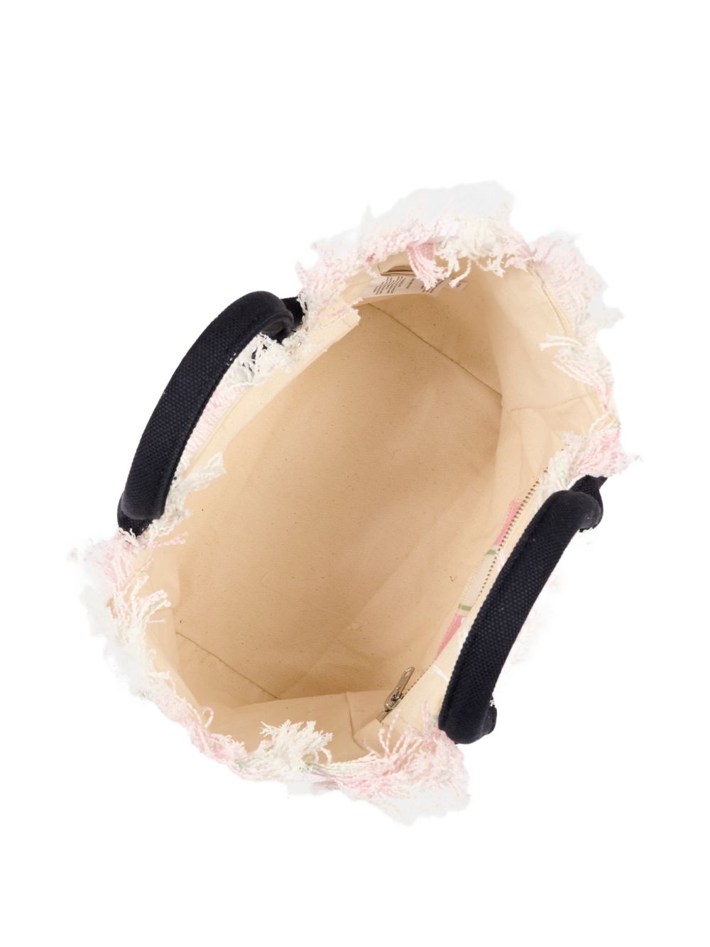 Borsa mare in cotone con frange COL0001# 02598L MC2 SAINT BARTH KIDS