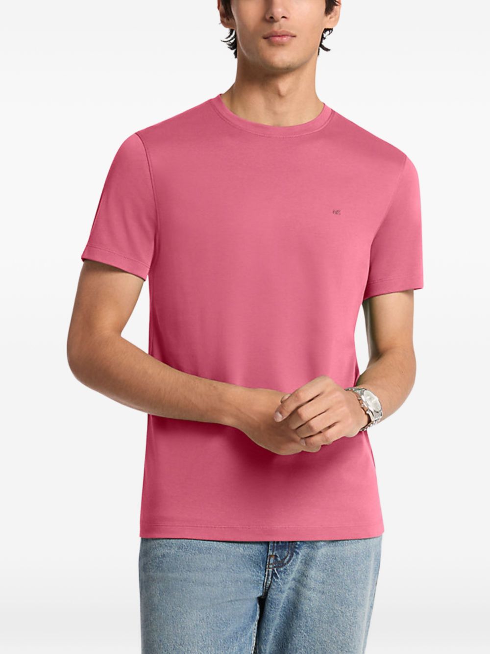 T-shirt in cotone girocollo CF15FJ2C93 812 MICHAEL KORS