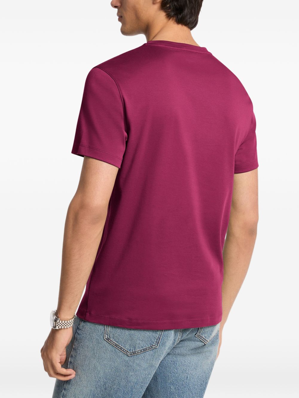 T-shirt girocollo bordeaux CF15FJ2C93 920 MICHAEL KORS