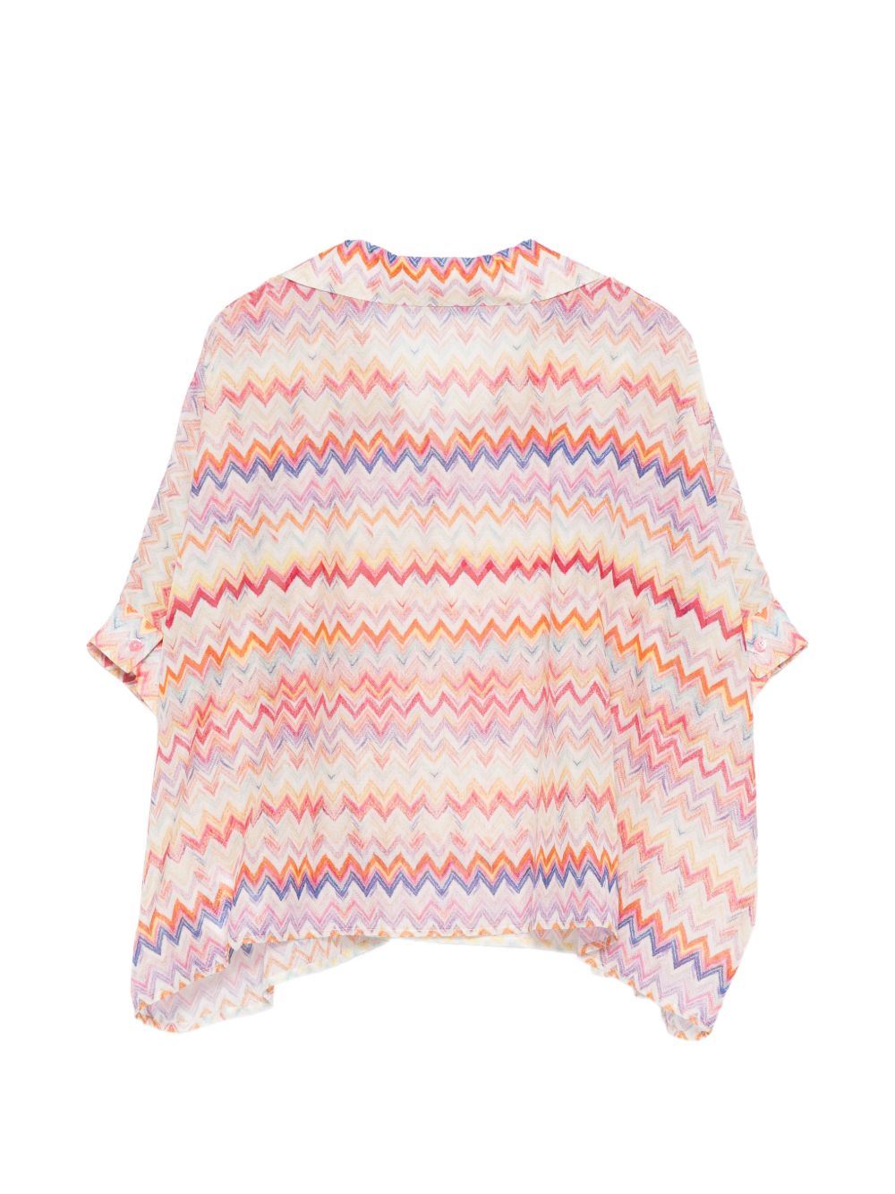 Camicia con stampa chevron multicolor MY5B00K0286 999 MISSONI KIDS