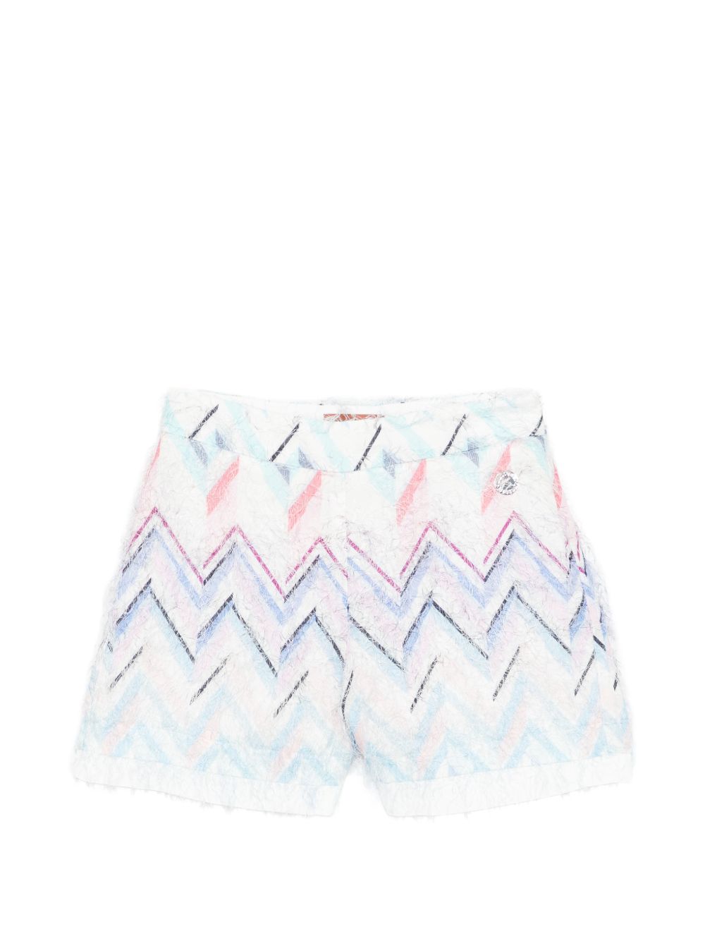 Shorts con stampa chevron multicolore MY6B89U0253 600RS MISSONI KIDS