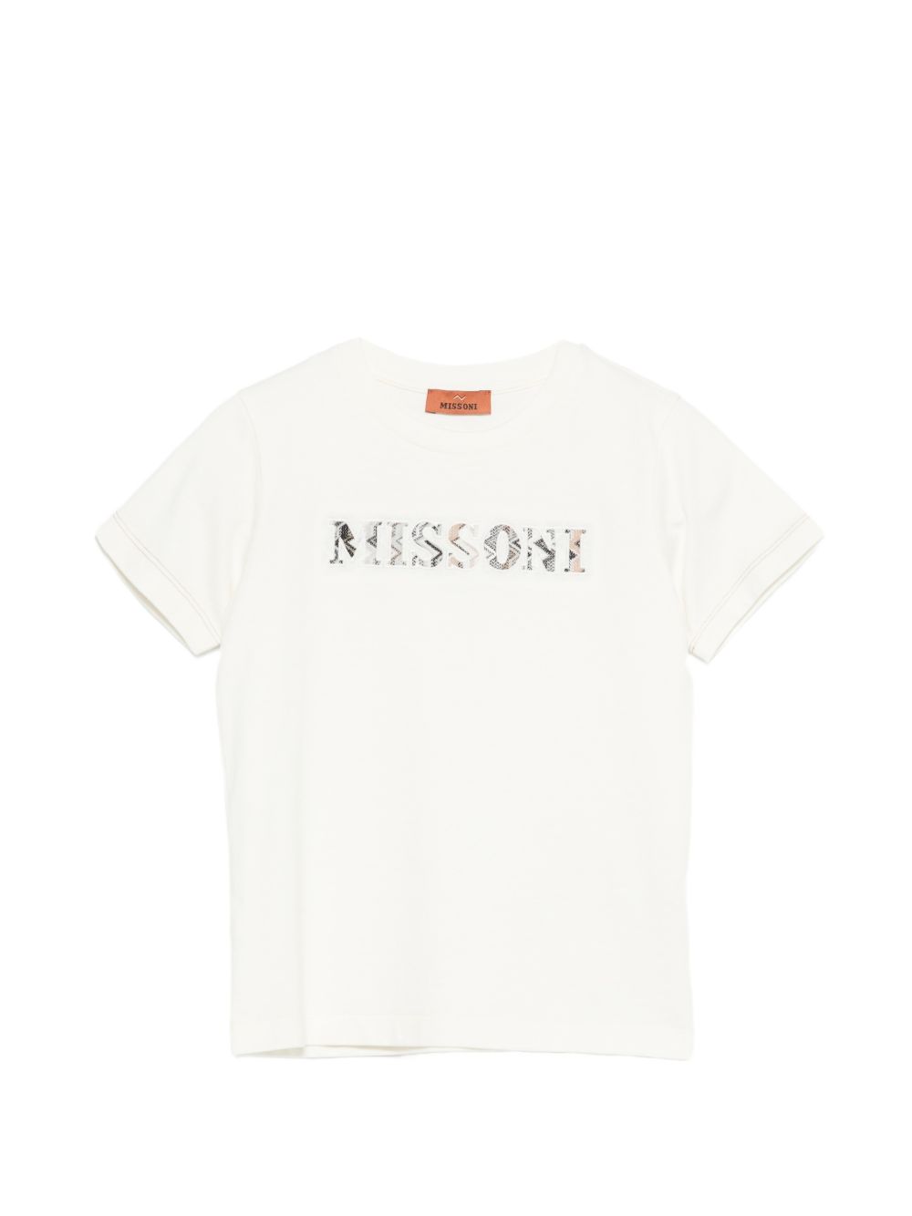 T-shirt con logo frontale MY8P51Z3672 102 MISSONI KIDS