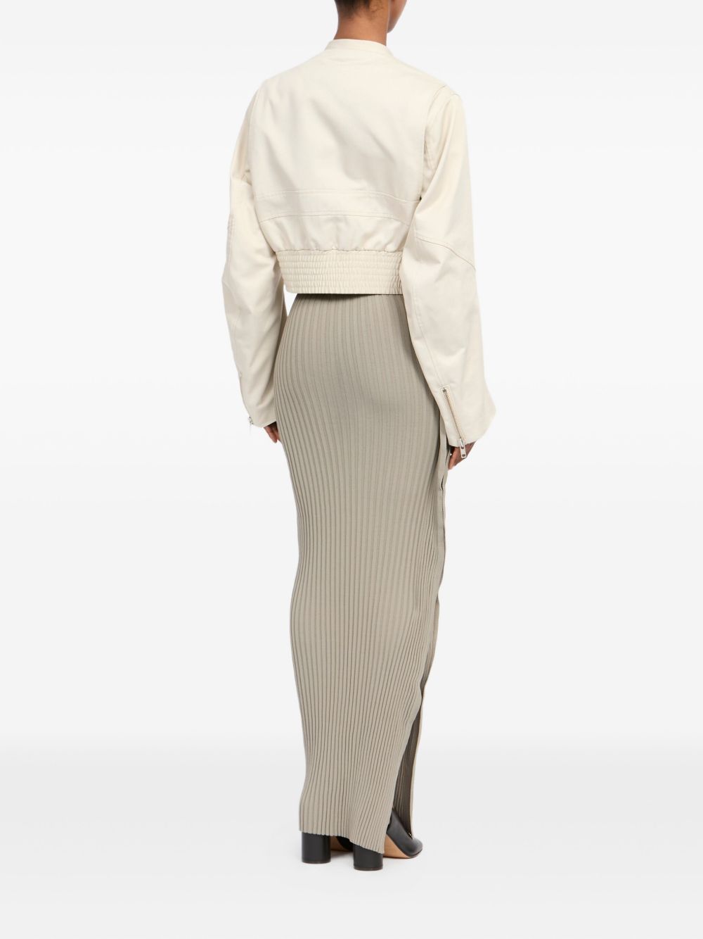 Bomber con maniche estese con zip S52AM0343M35729 102 MM6 MAISON MARGIELA