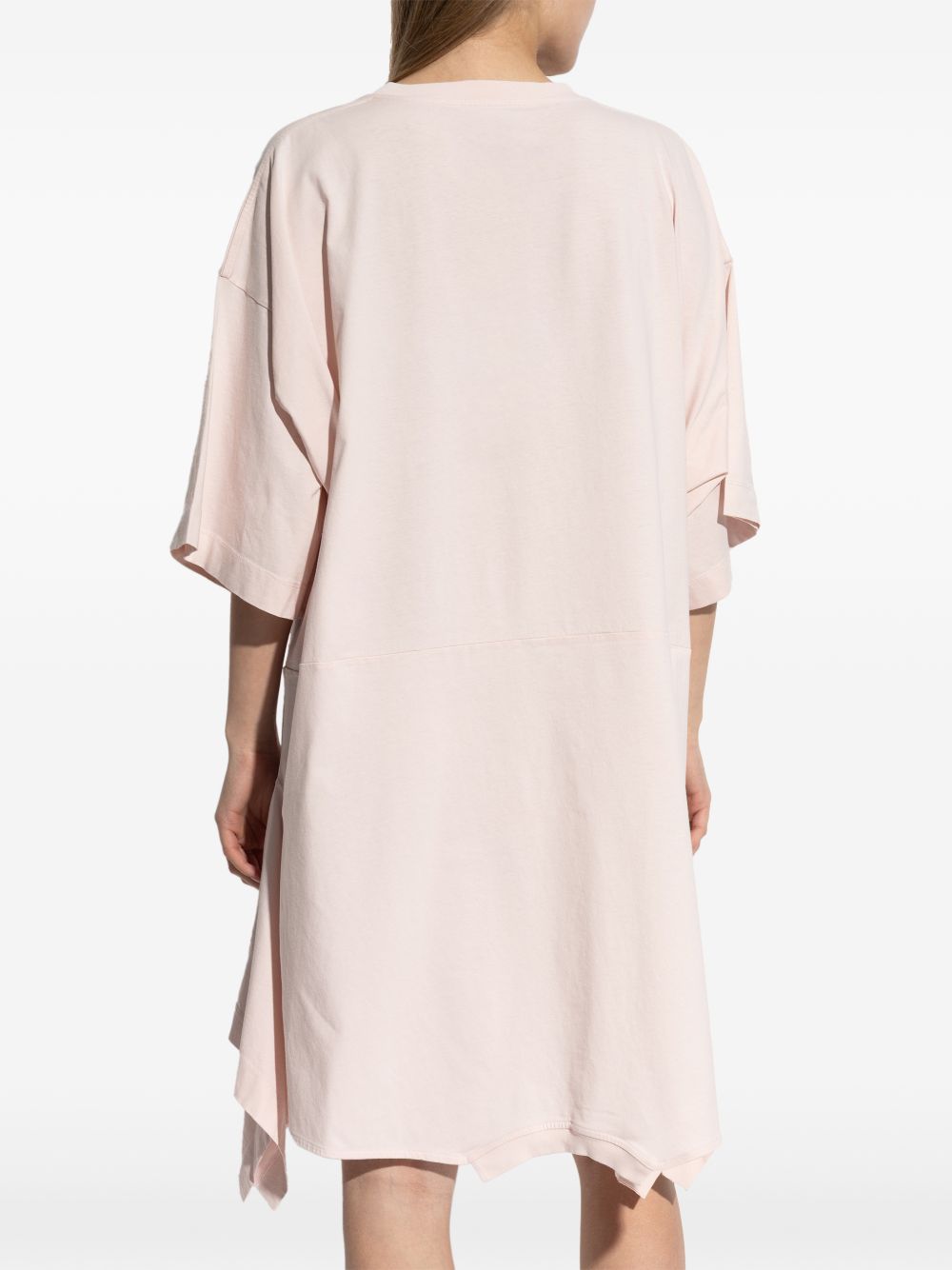 Abito in cotone con orlo asimmetrico S52CT0795M20170 231 MM6 MAISON MARGIELA