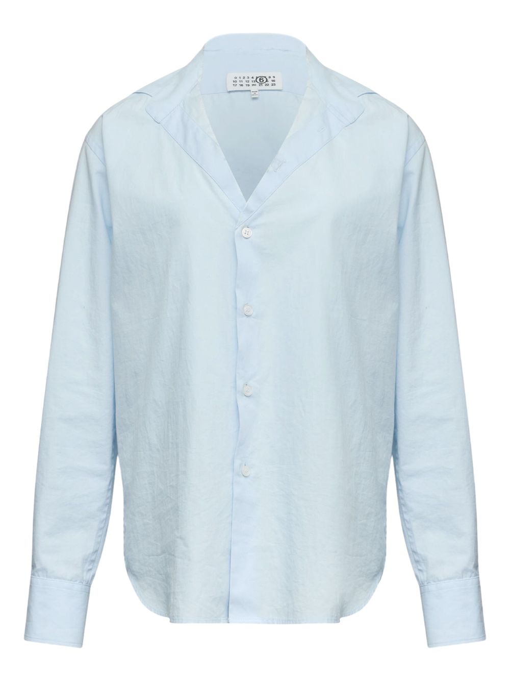 Camicia a maniche lunghe con colletto aperto S52DT0063M35480 501 MM6 MAISON MARGIELA