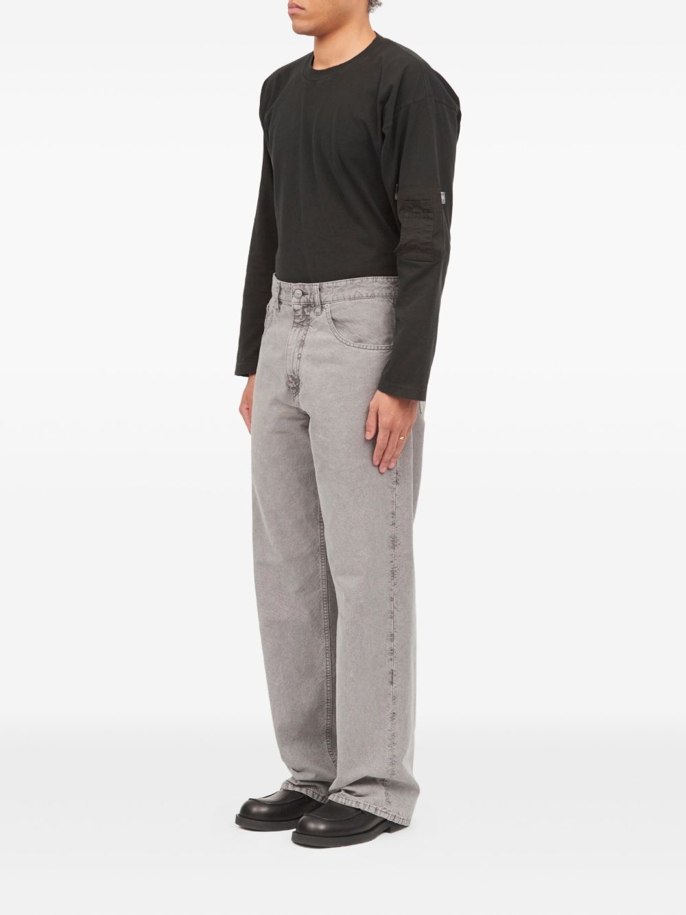 Jeans in cotone a gamba dritta SH0LA0036M35736 854 MM6 MAISON MARGIELA