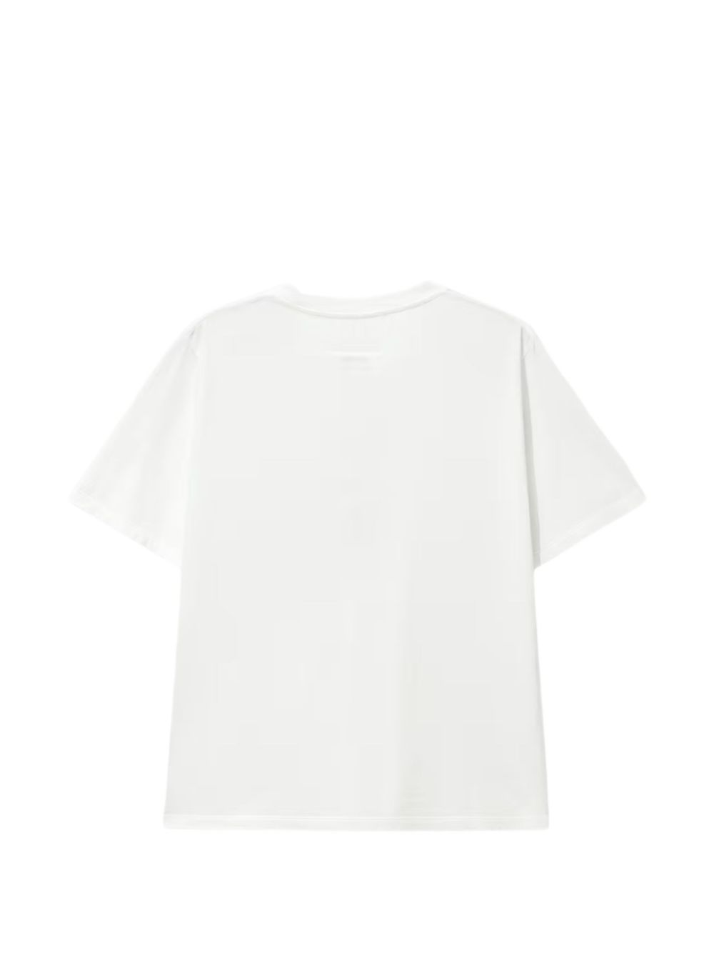 T-shirt in cotone girocollo SH2GC0038M20048 101 MM6 MAISON MARGIELA