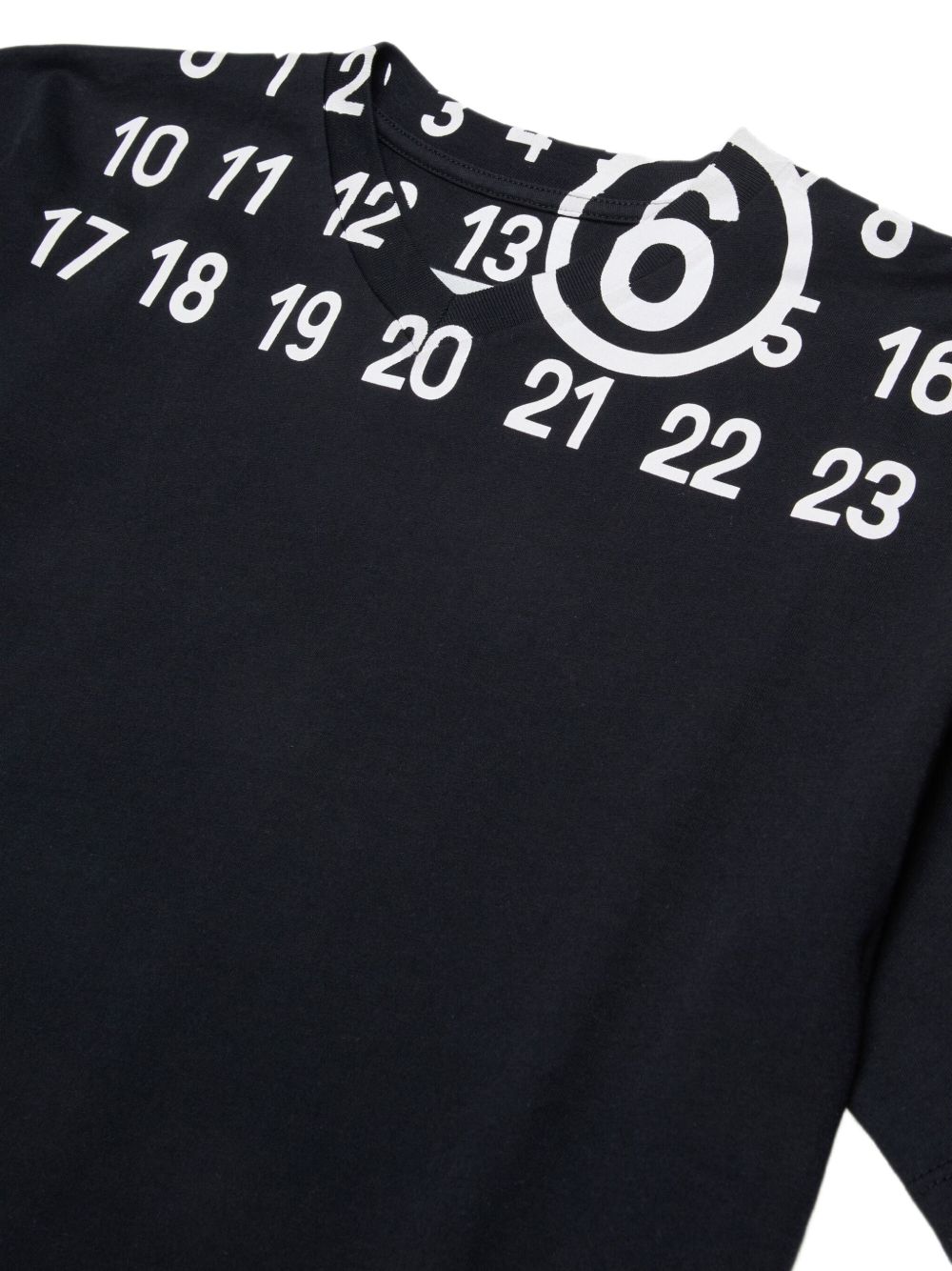 T-shirt con stampa numerica M60986MM02Y M6900 MM6 MAISON MARGIELA KIDS