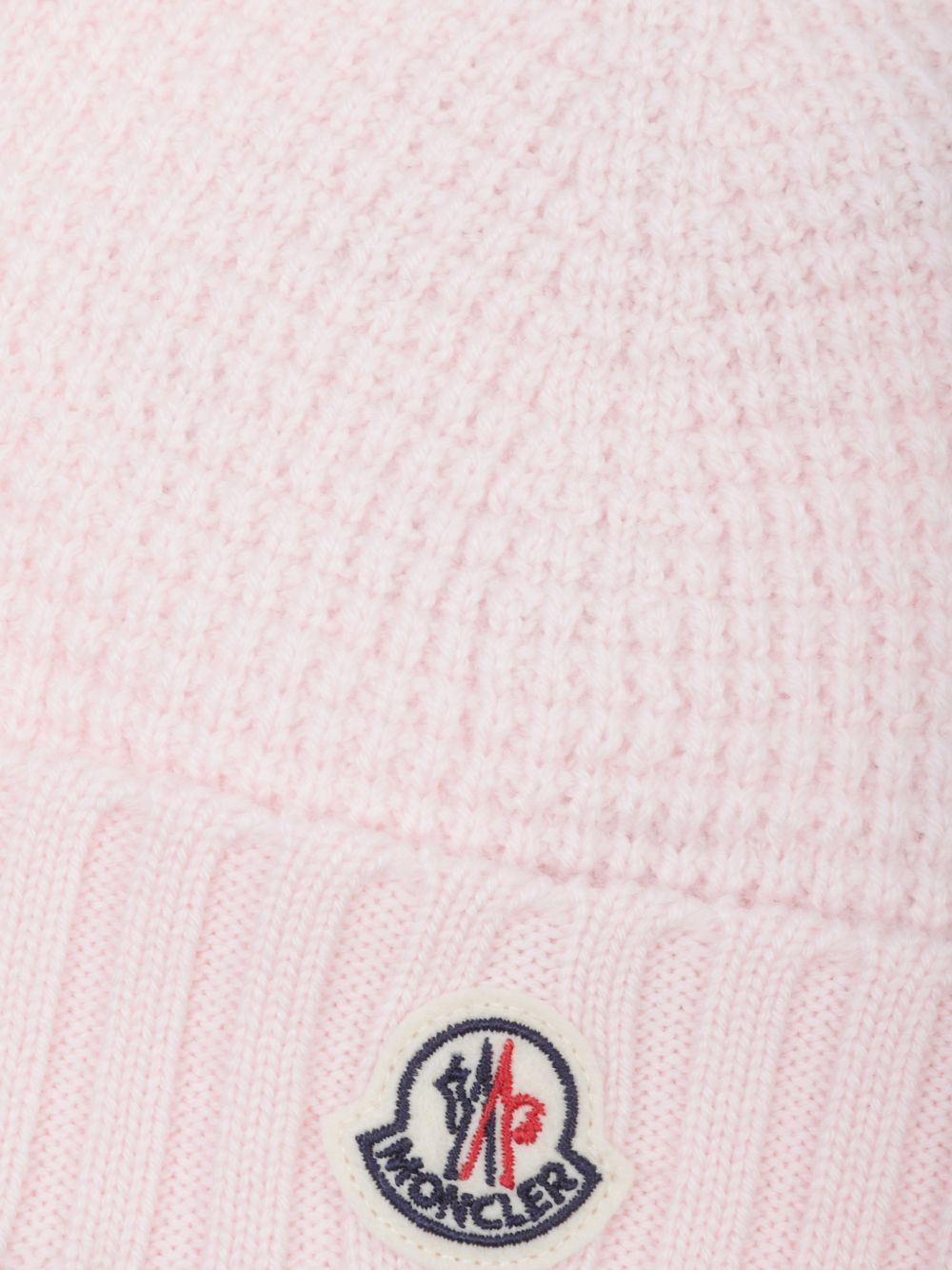 Berretto in lana con orecchie L19513B00005M1131 506 MONCLER KIDS