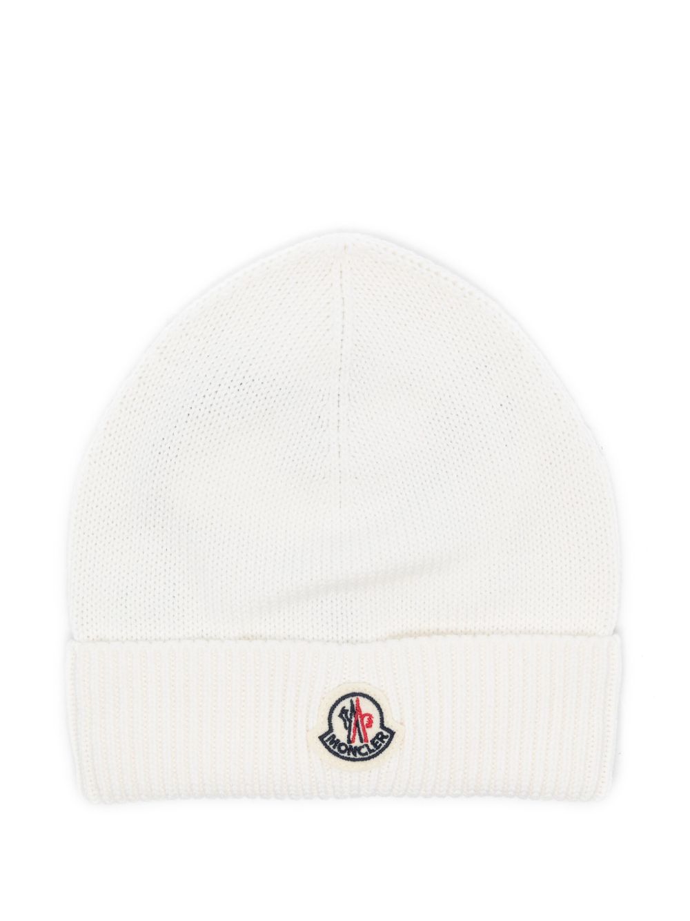 Berretto in lana a coste L19513B00006M2861 002 MONCLER KIDS