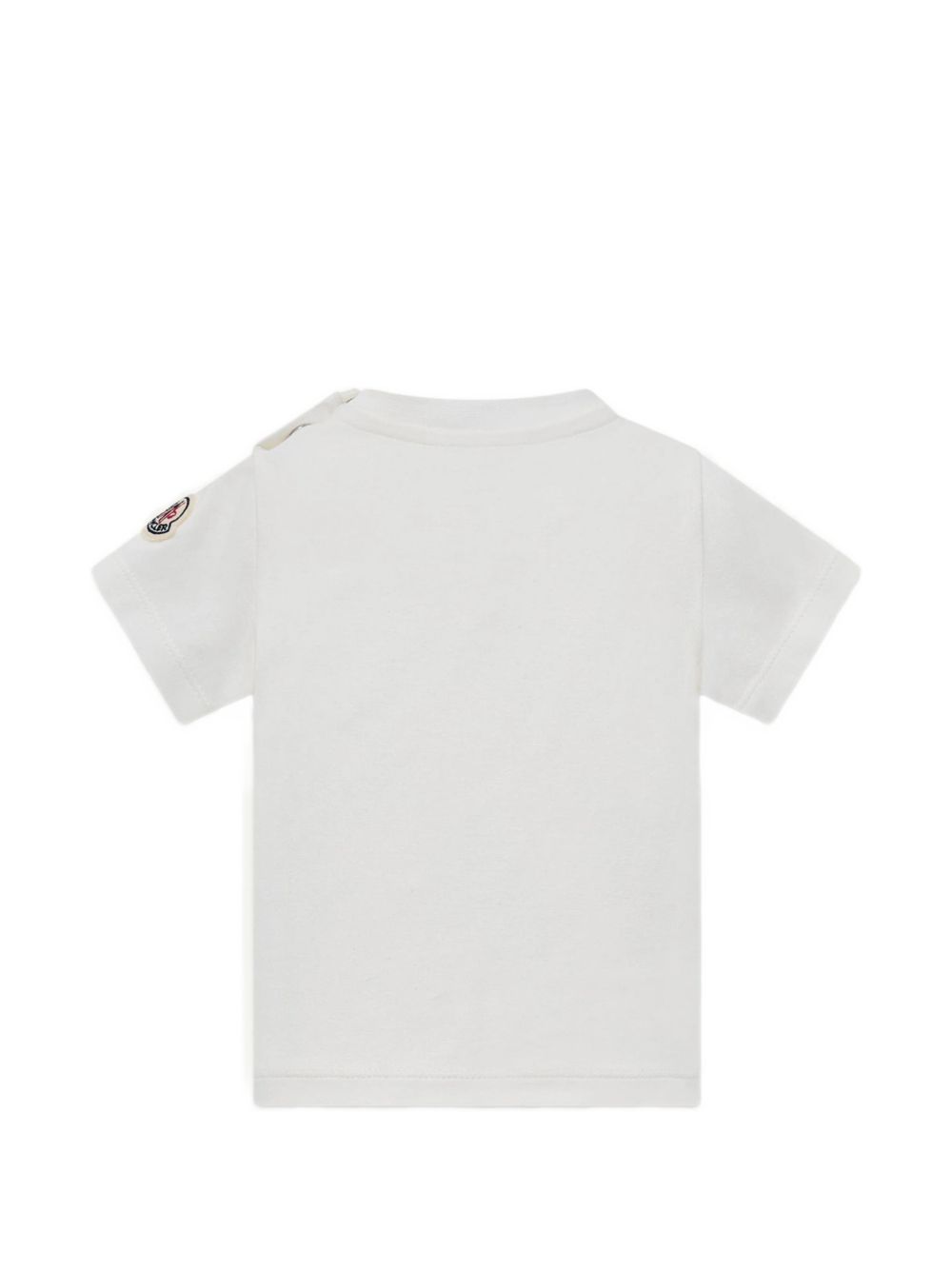 T-shirt in cotone con stampa cubi colorati L19518C0000389AUM 034 MONCLER KIDS