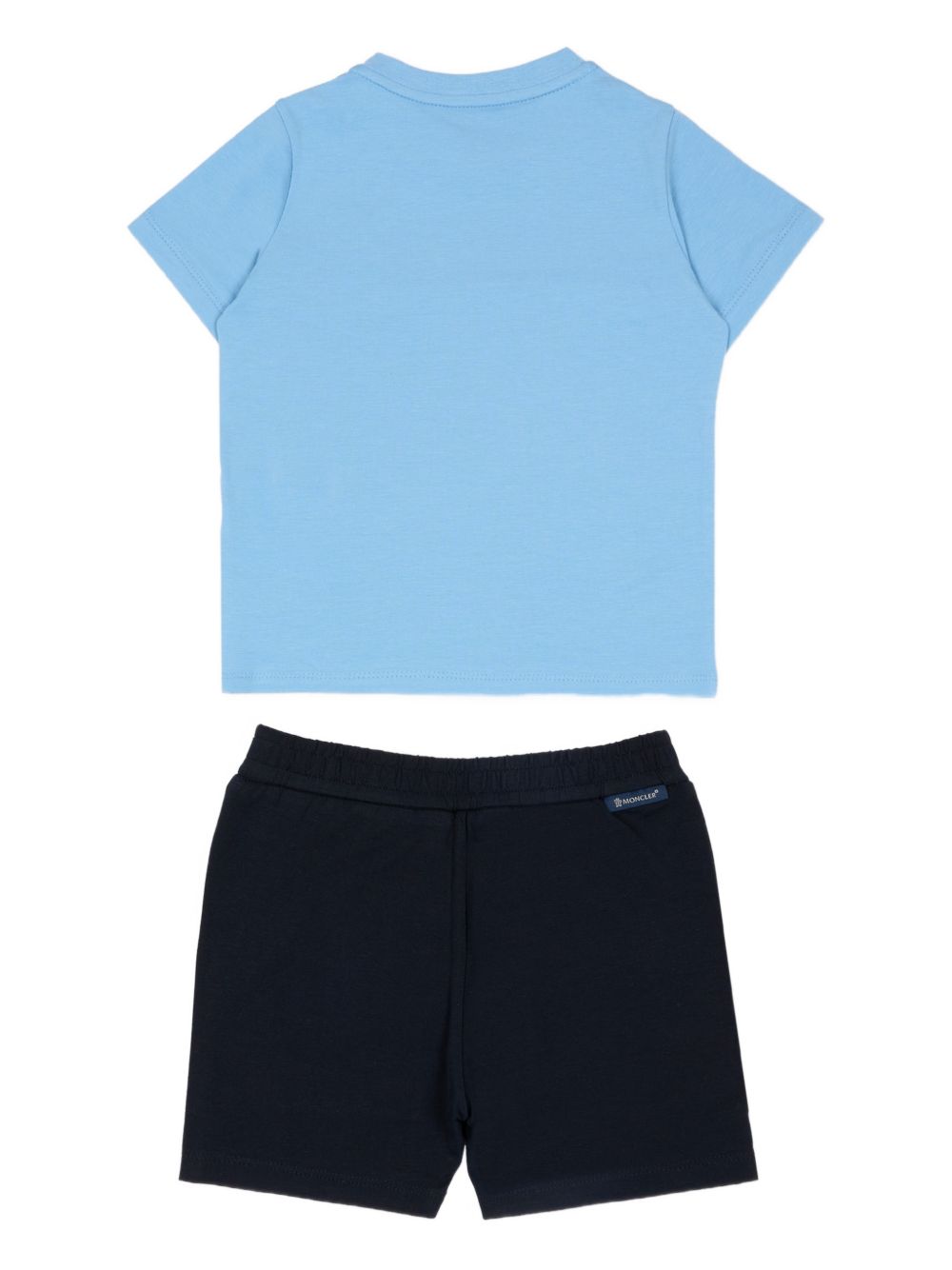 Completo t-shirt e shorts in cotone L19518M0000989AUM F77 MONCLER KIDS