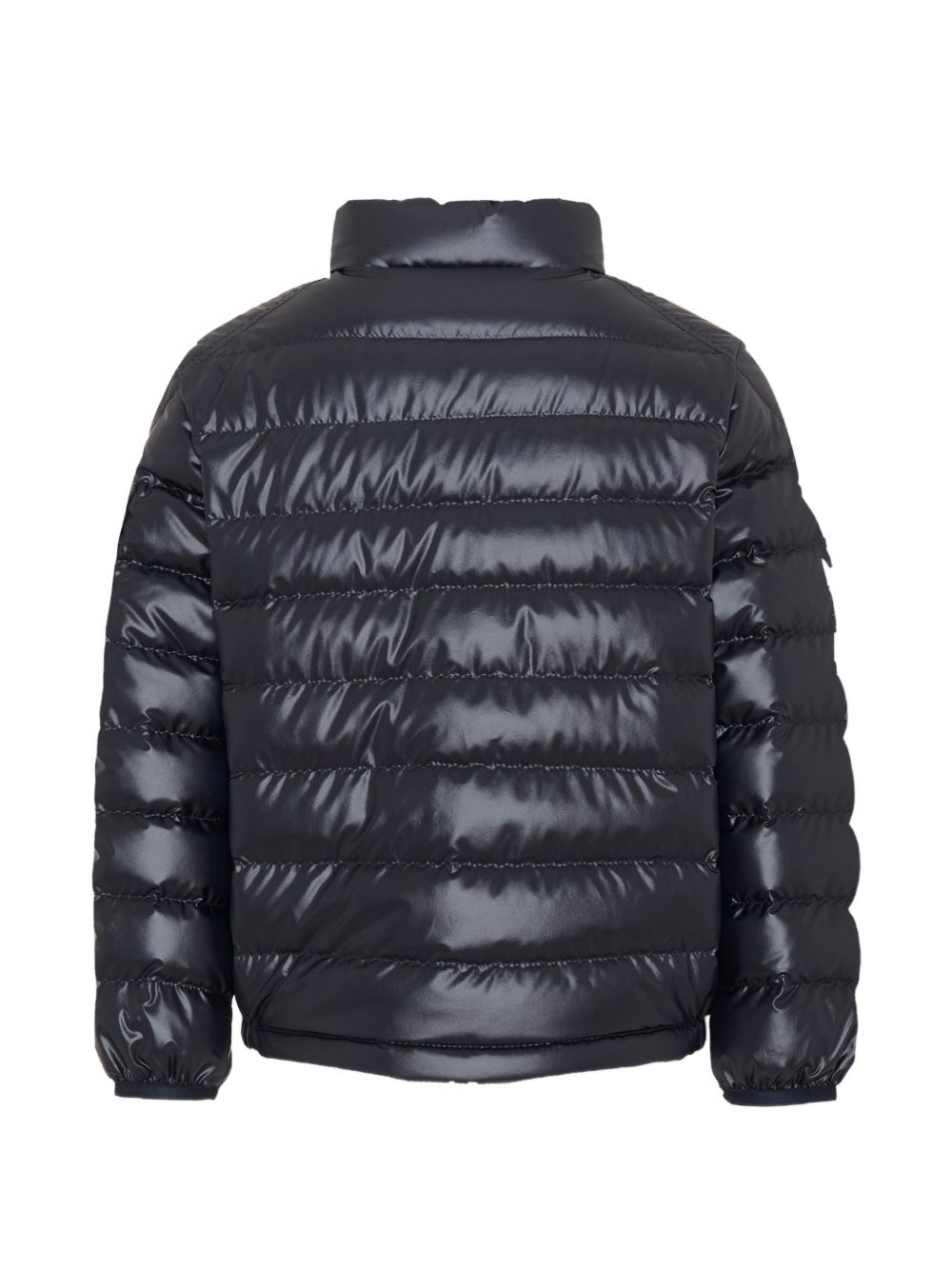 Piumino con zip e patch logo L19541A00006597YX 778 MONCLER KIDS
