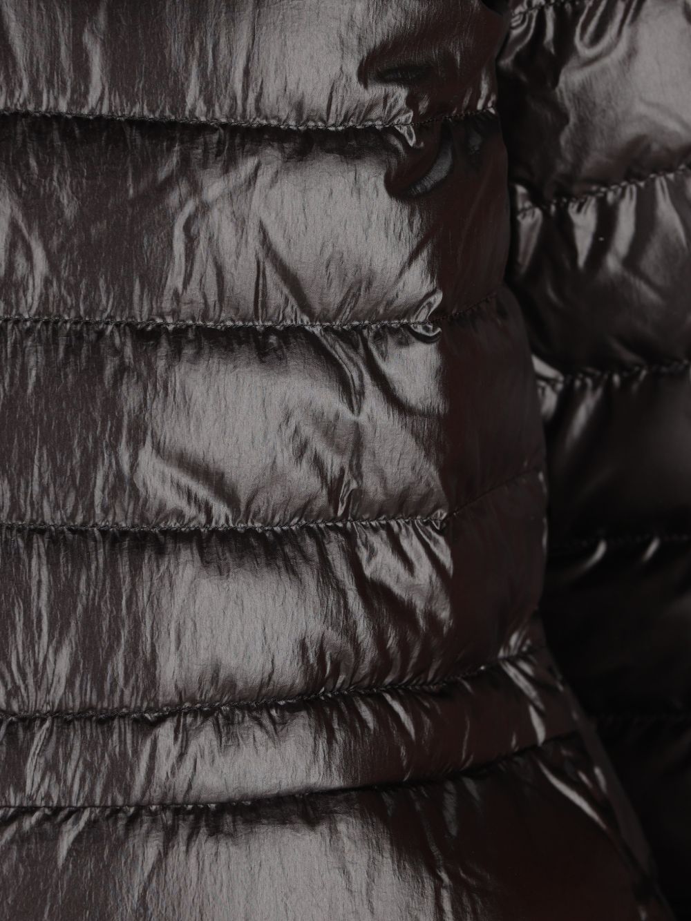 Piumino in poliestere con cappuccio L19541A00015597QN 999 MONCLER KIDS