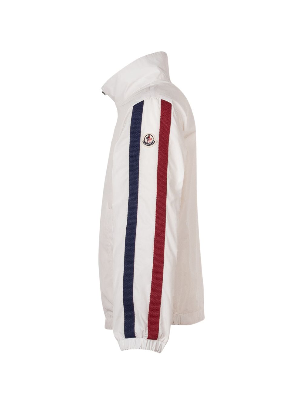 Bomber con maniche a righe collo alto L19541A0010759876 035 MONCLER KIDS