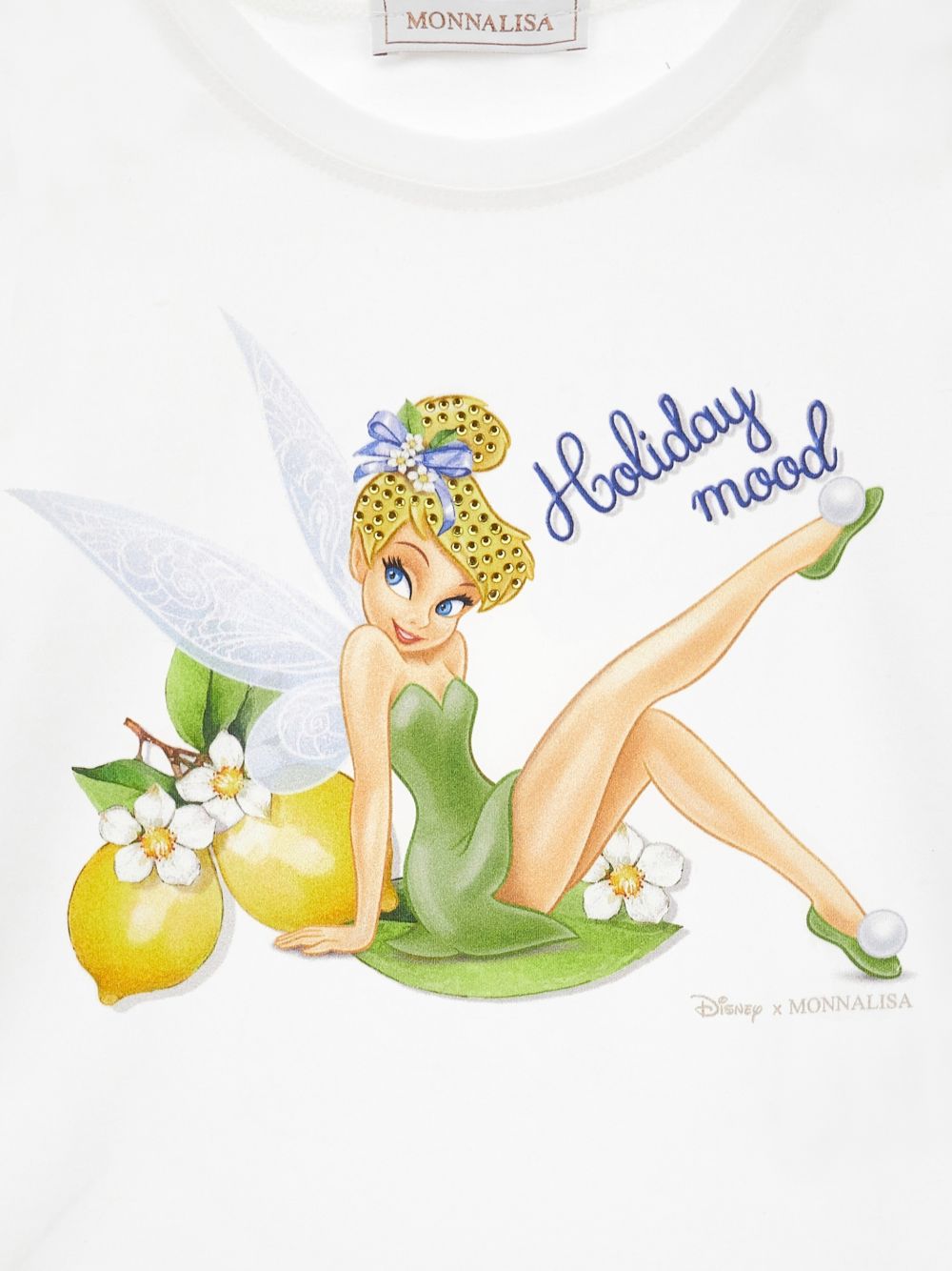 T-shirt con stampa Trilli 11G6257201 0099 MONNALISA KIDS
