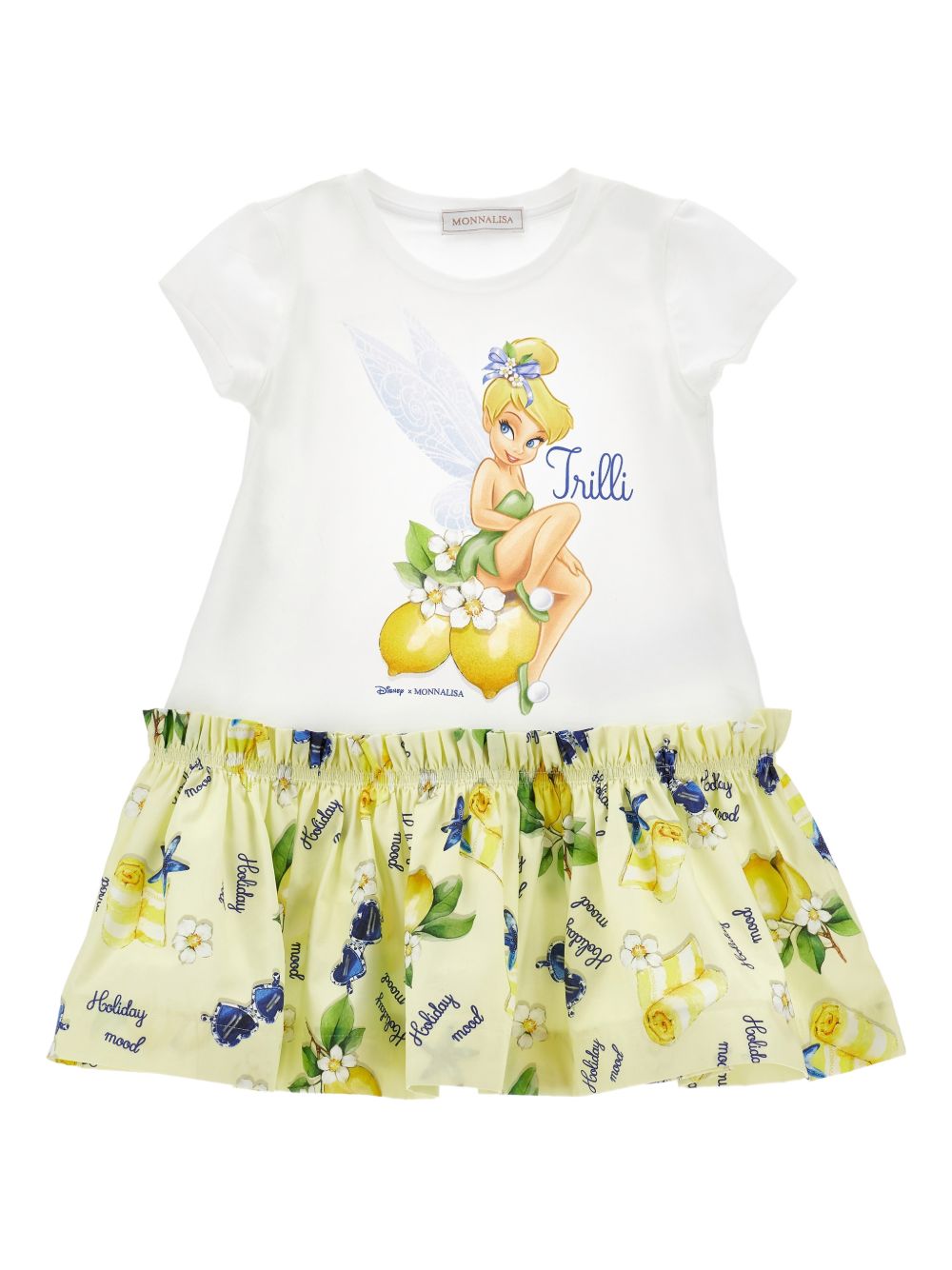 Abito con stampa Trilli 11G9167201 9914 MONNALISA KIDS
